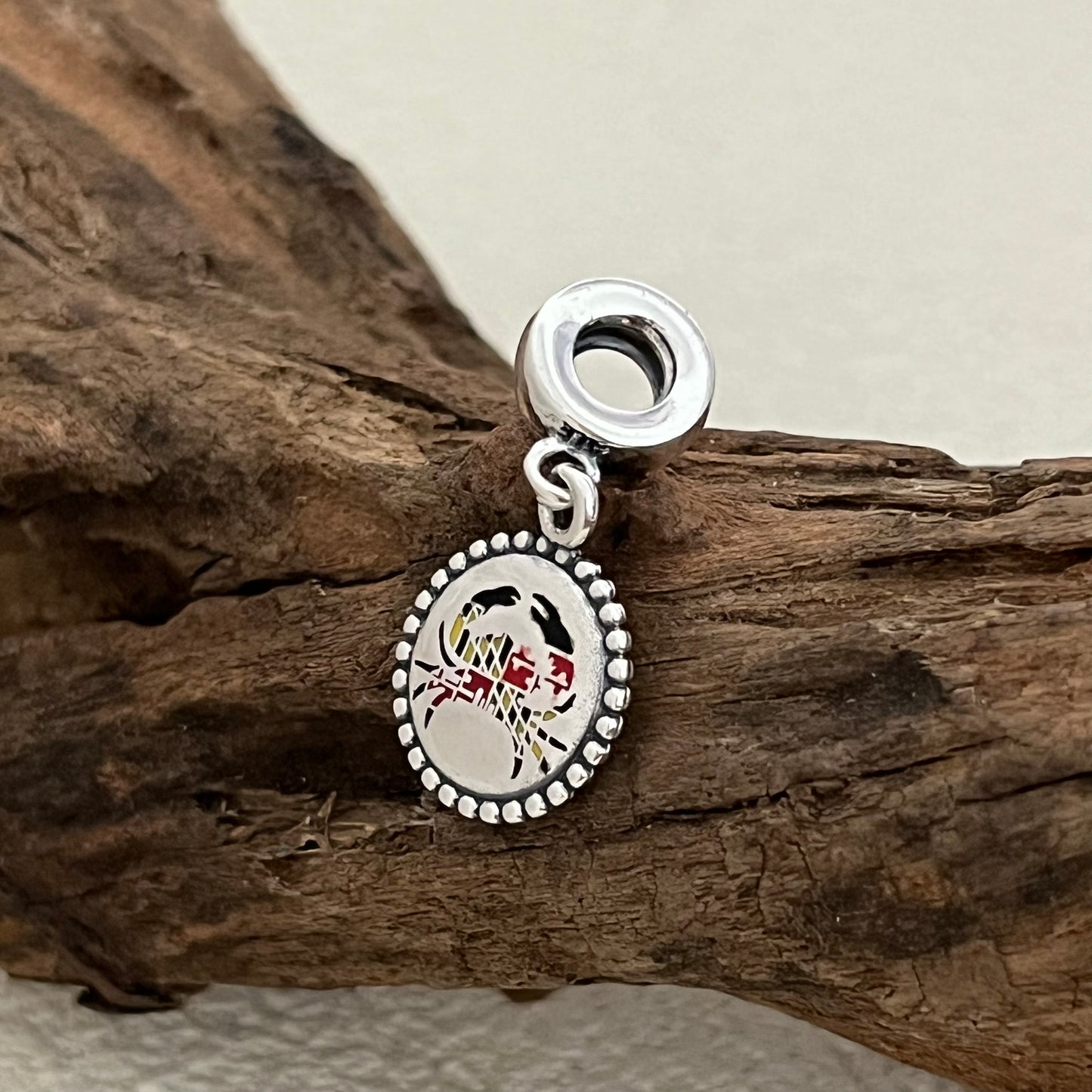 Bmore Run Crab Exclusive Dangle Charm Pendant for Pandora Bracelet