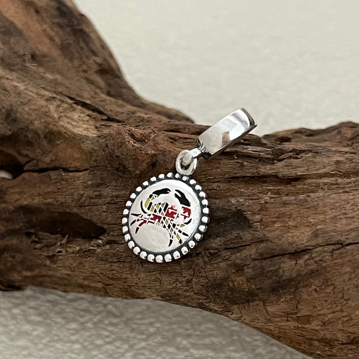 Bmore Run Crab Exclusive Dangle Charm Pendant for Pandora Bracelet