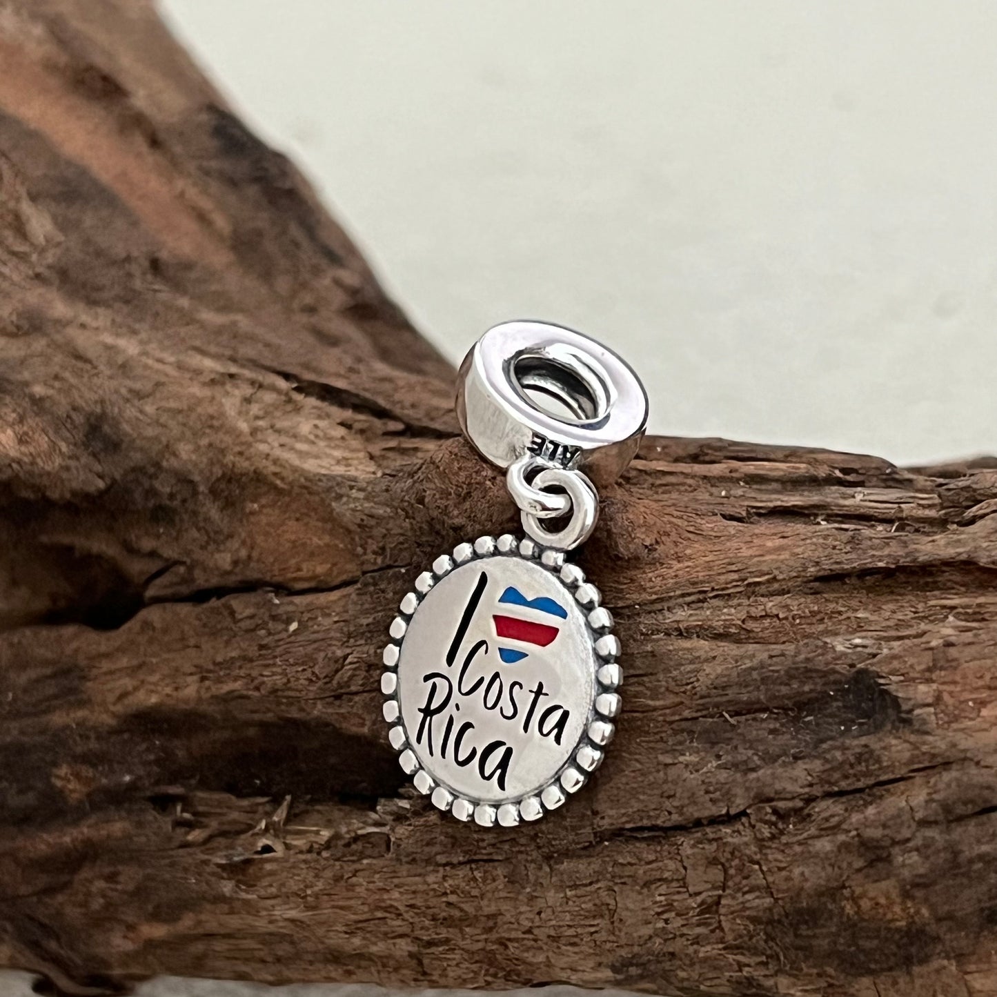 I Love Costa Rica Exclusive Dangle Charm Pendant for Pandora Bracelet