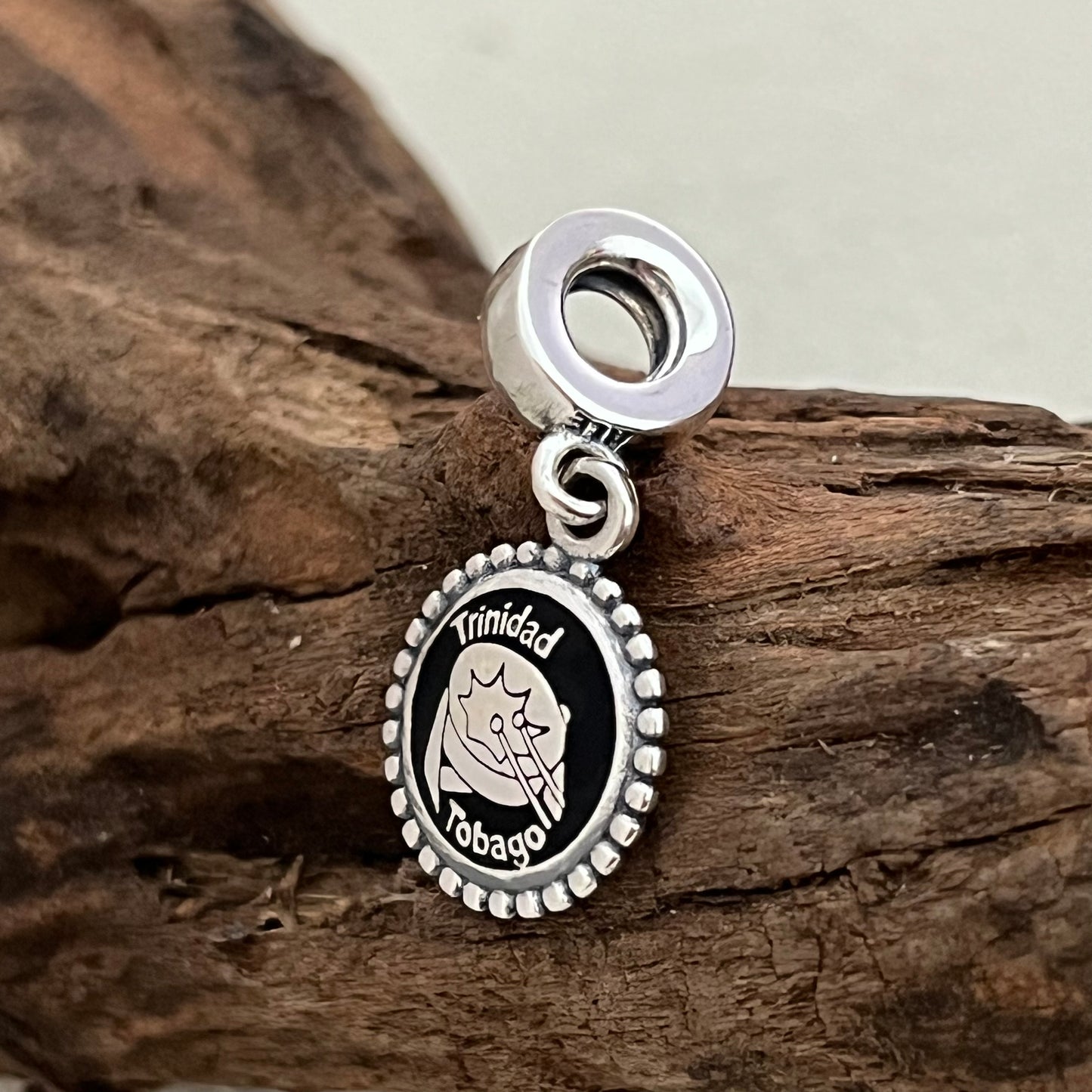 Trinidad and Tobago Exclusive Dangle Charm Pendant for Pandora Bracelet