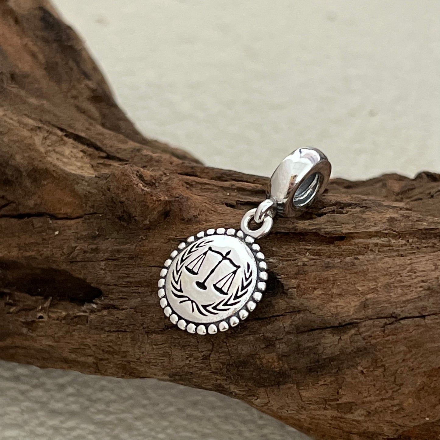 Law Justice Freedom Exclusive Dangle Charm Pendant for Pandora Bracelet