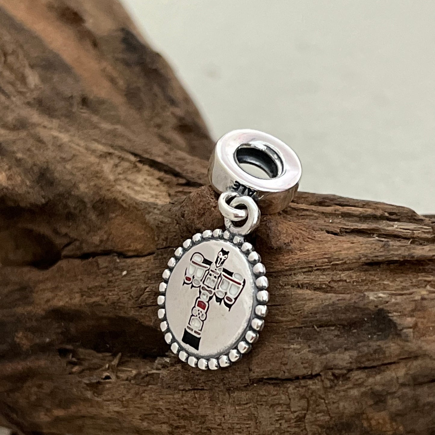 Northwest Coast totem pole Exclusive Dangle Charm Pendant for Pandora Bracelet