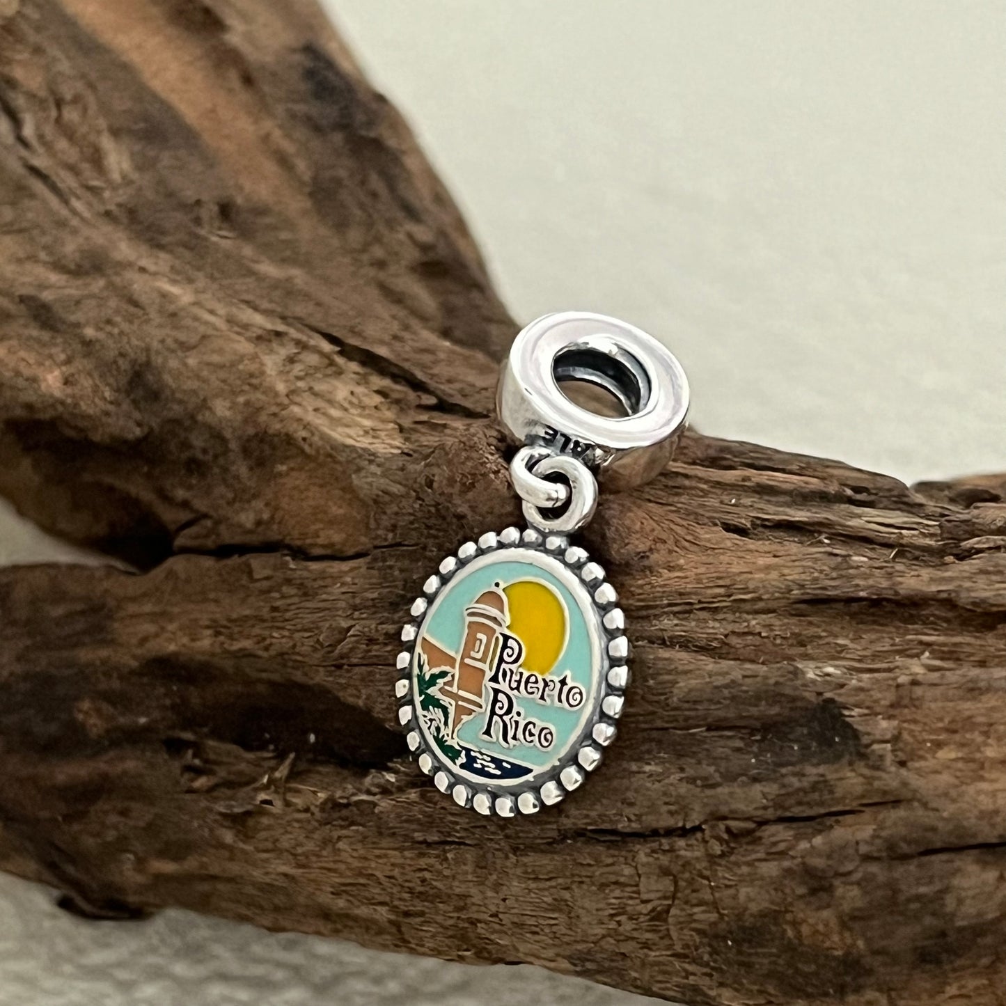 Puerto Rico Exclusive Dangle Charm Pendant for Pandora Bracelet