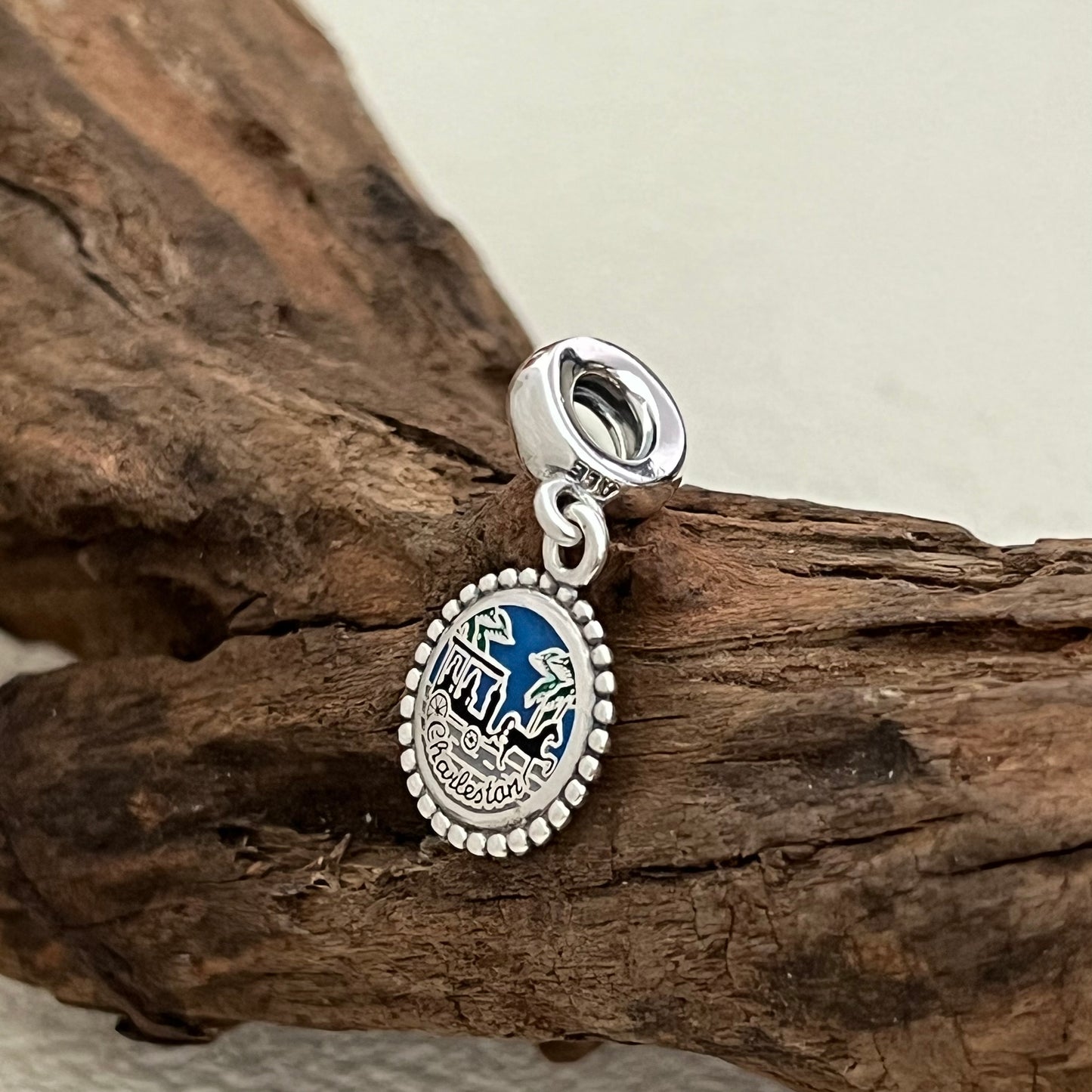 Charleston SC Beach Exclusive Dangle Charm Pendant for Pandora Bracelet