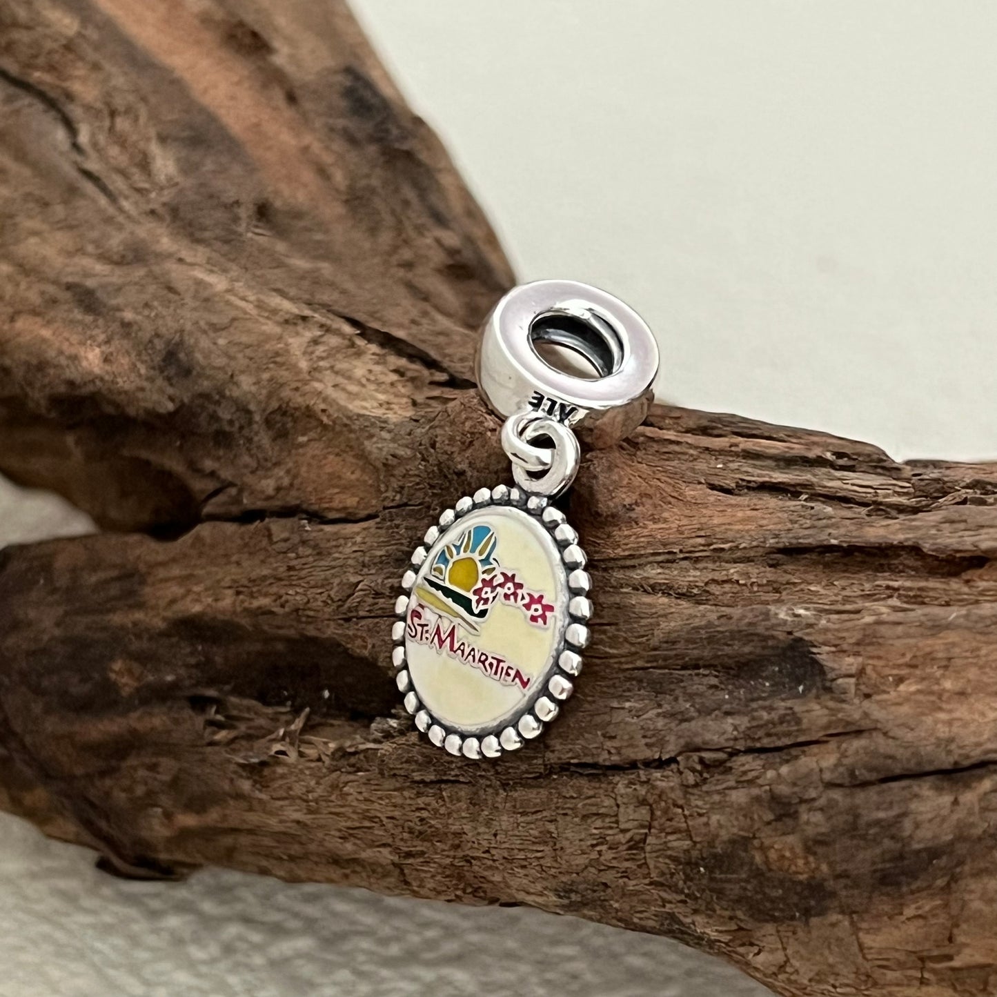 St Maarten Exclusive Dangle Charm Pendant for Pandora Bracelet