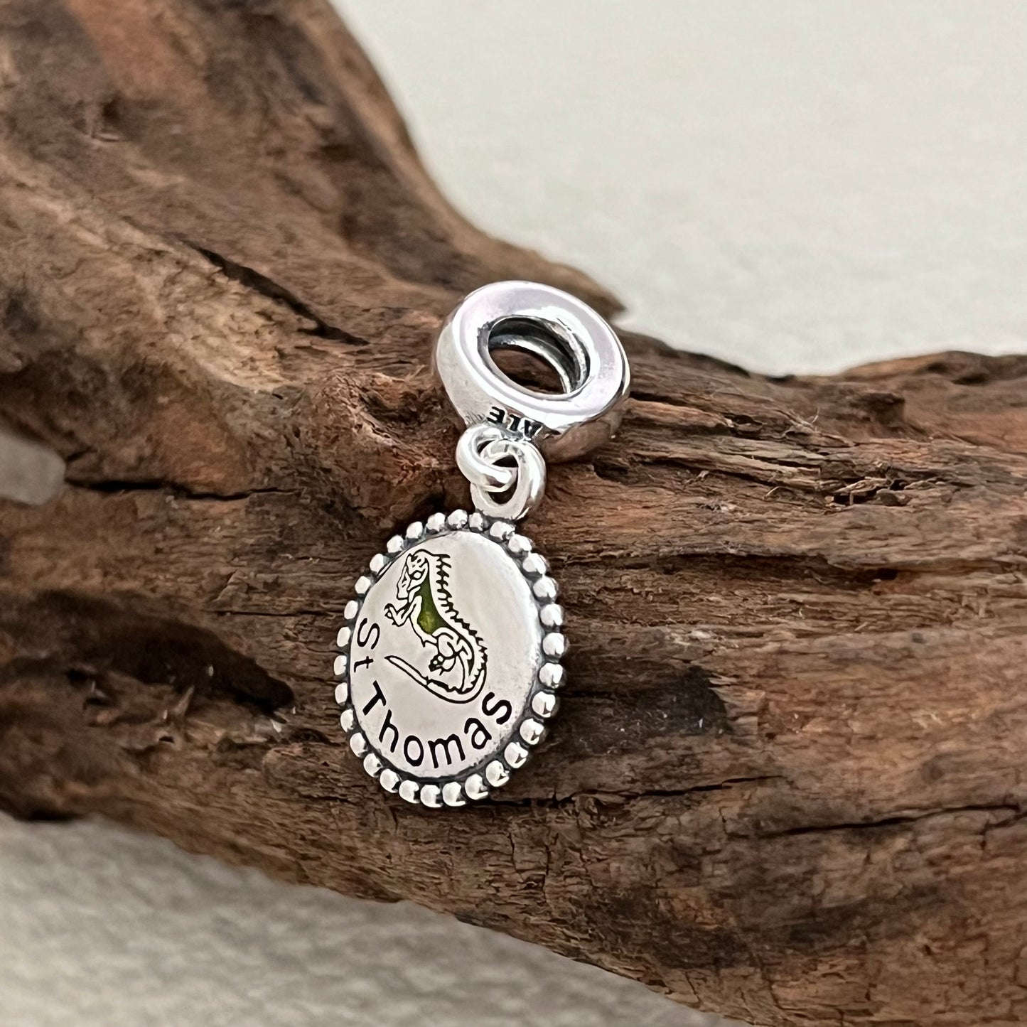 St. Thomas Exclusive Dangle Charm Pendant for Pandora Bracelet