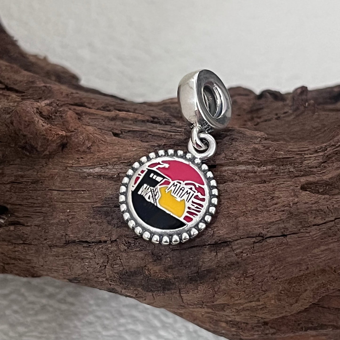 Miami Beach Exclusive Dangle Charm Pendant for Pandora Bracelet