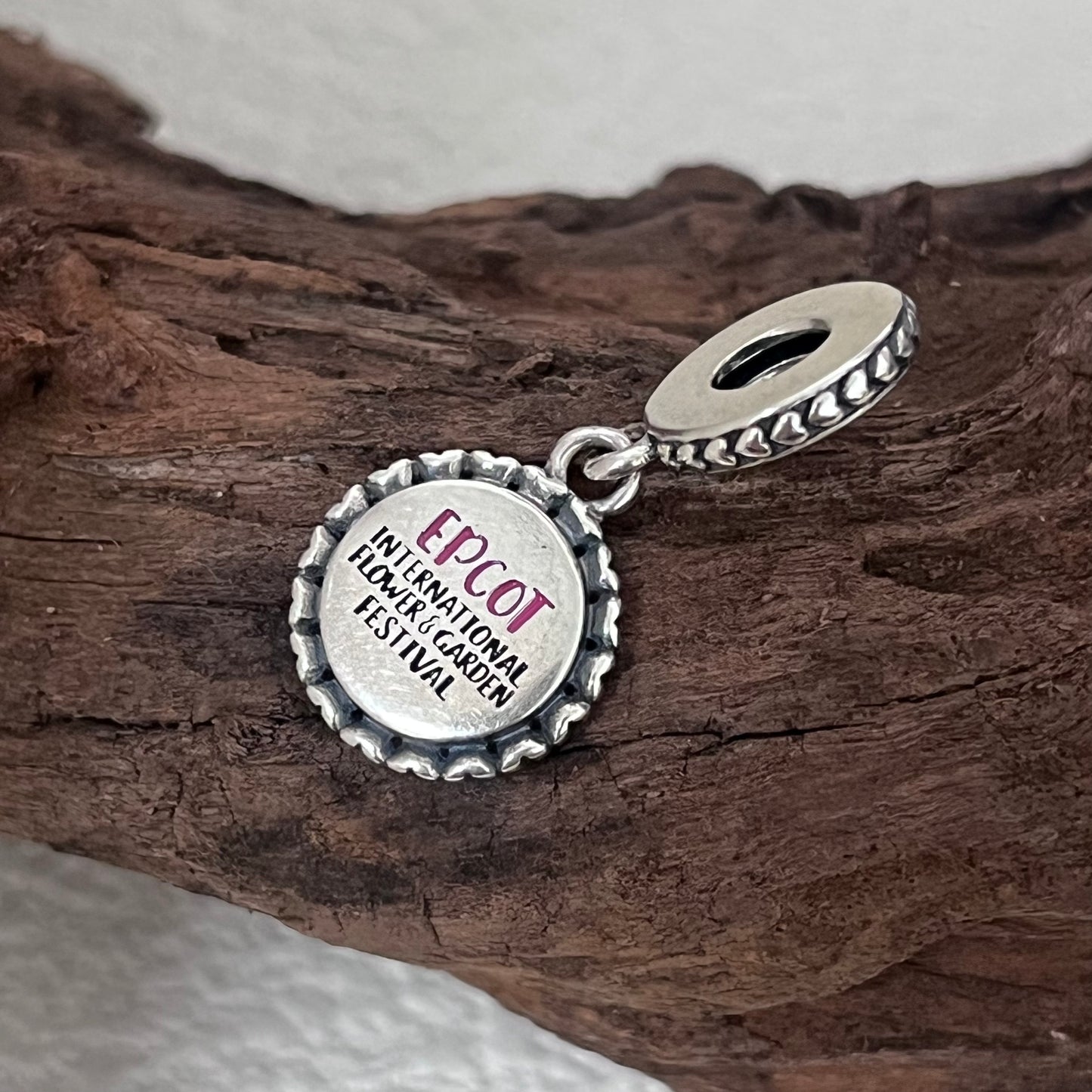The 2019 Epcot International Flower and Garden Festival Exclusive Dangle Charm Pendant for Pandora Bracelet