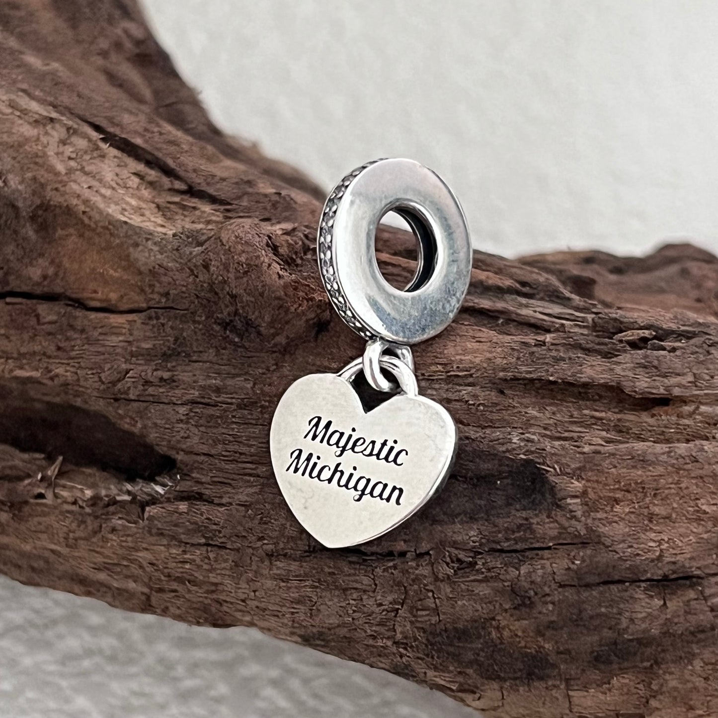 Majestic Michigan Exclusive Dangle Charm Pendant for Pandora Bracelet
