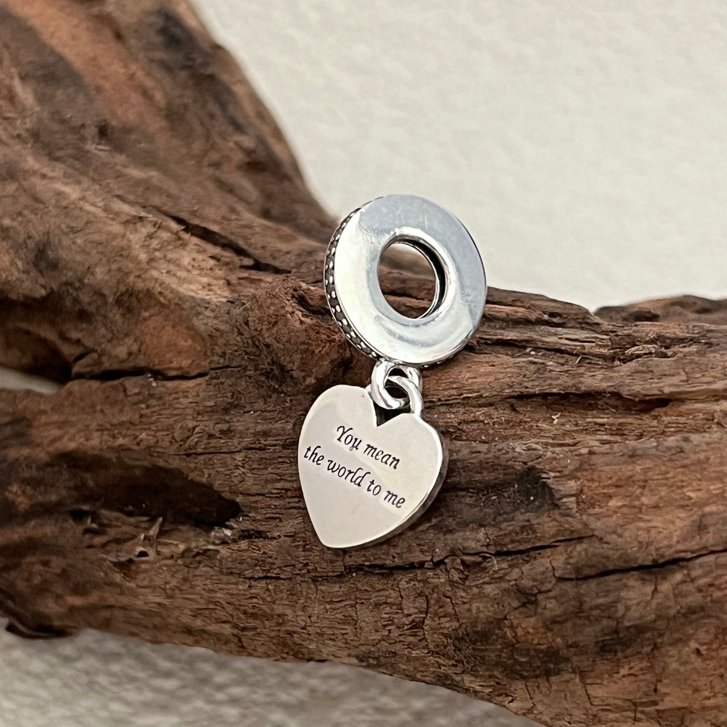 For Daughter Exclusive Heart Dangle Charm Pendant for Pandora Bracelet