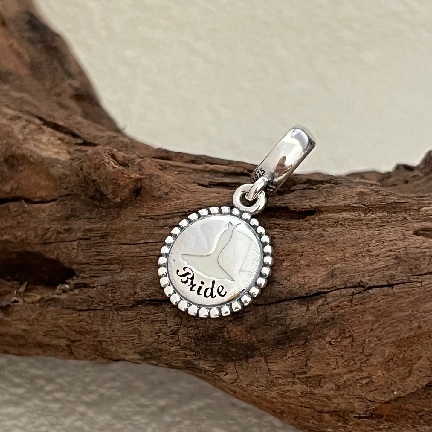 Bride & Wedding Exclusive Dangle Charm Pendant for Pandora Bracelet