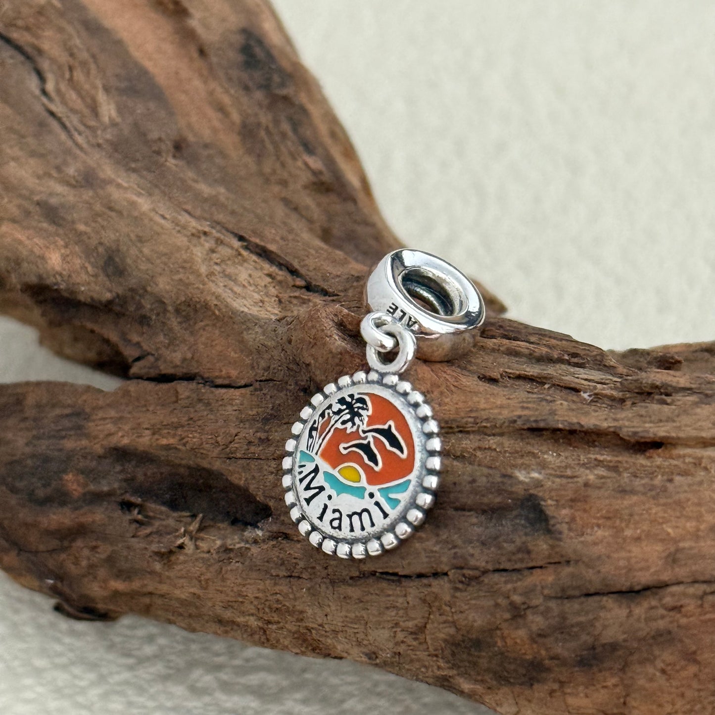 Miami Exclusive Dangle Charm Pendant for Pandora Bracelet