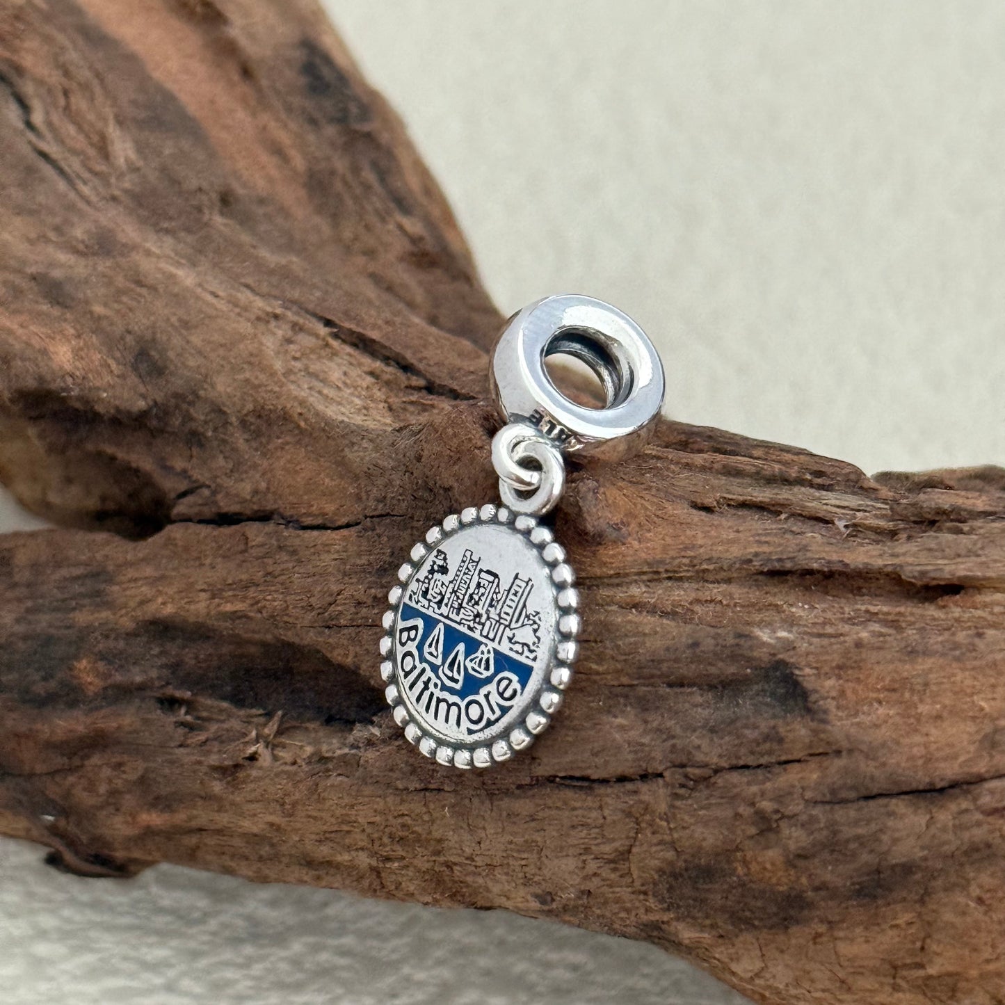 Baltimore Maryland Exclusive Dangle Charm Pendant for Pandora Bracelet