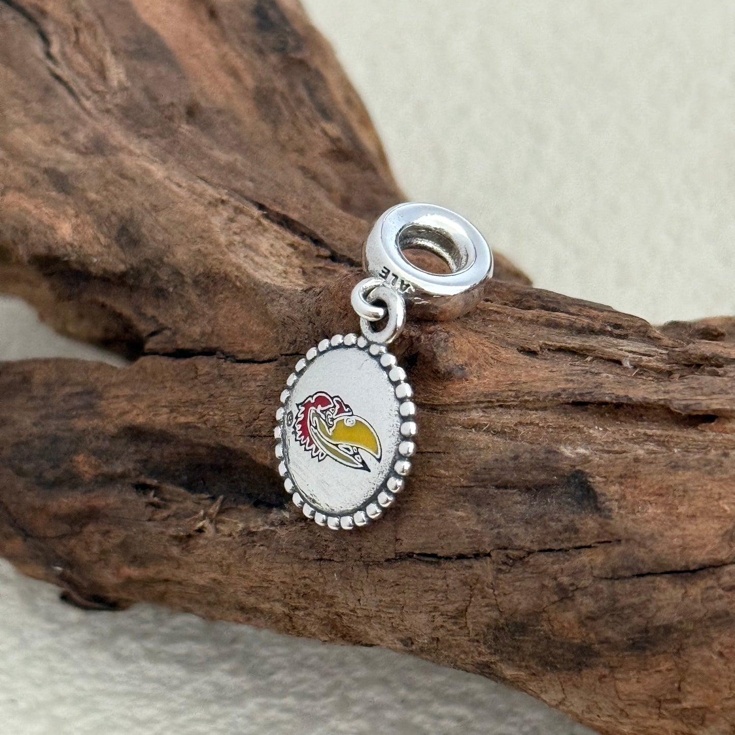 NCAA University of Kansas Exclusive Dangle Charm for Pandora Bracelet