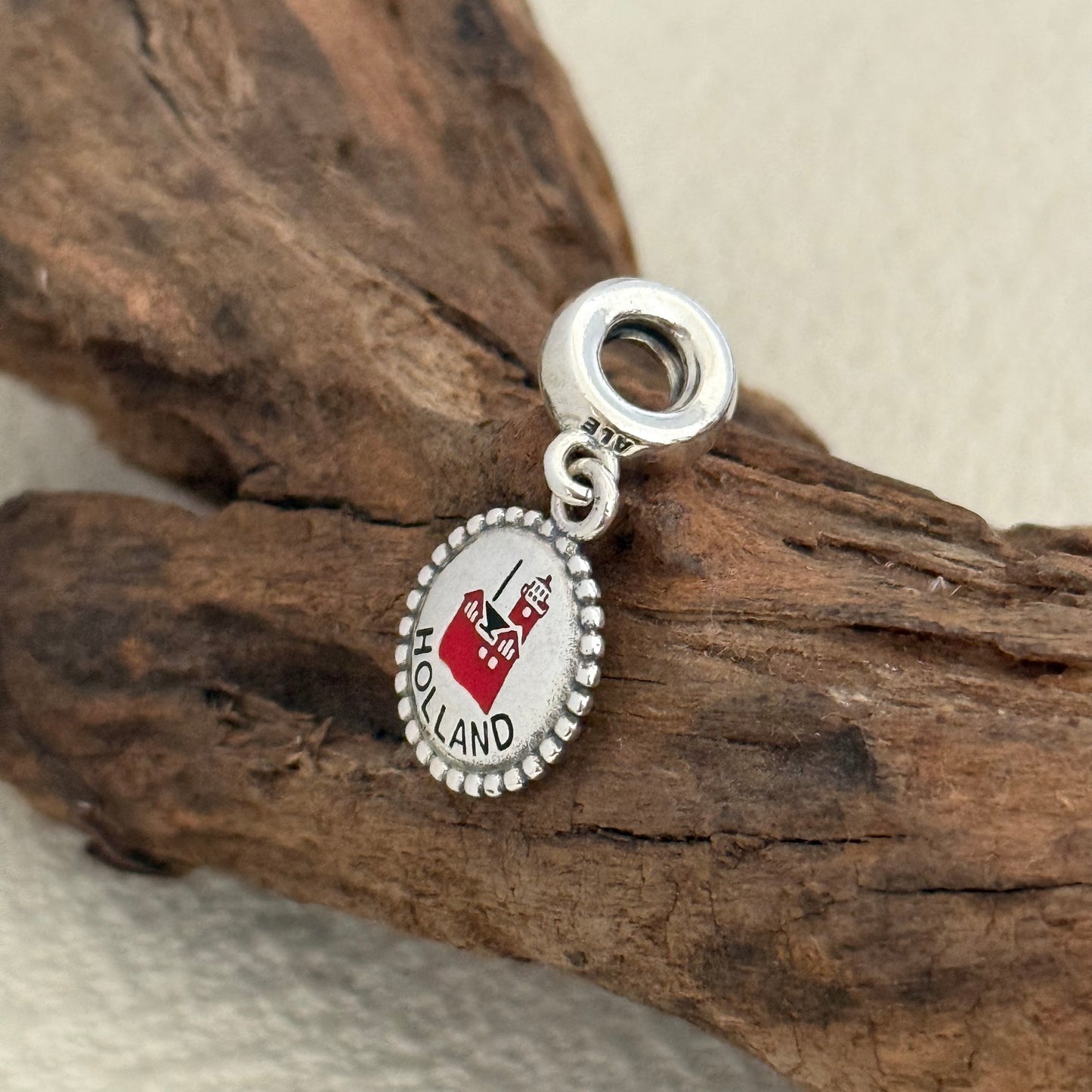 Holland Red House Exclusive Dangle Charm Pendant for Pandora Bracelet