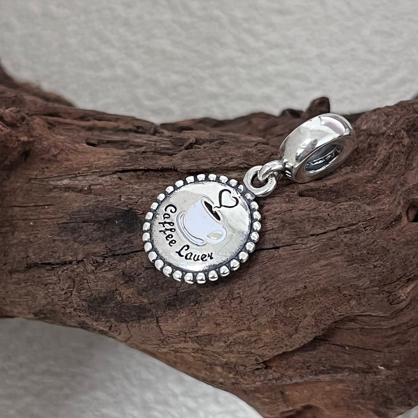 Coffee Lover Exclusive Dangle Charm Pendant for Pandora Bracelet