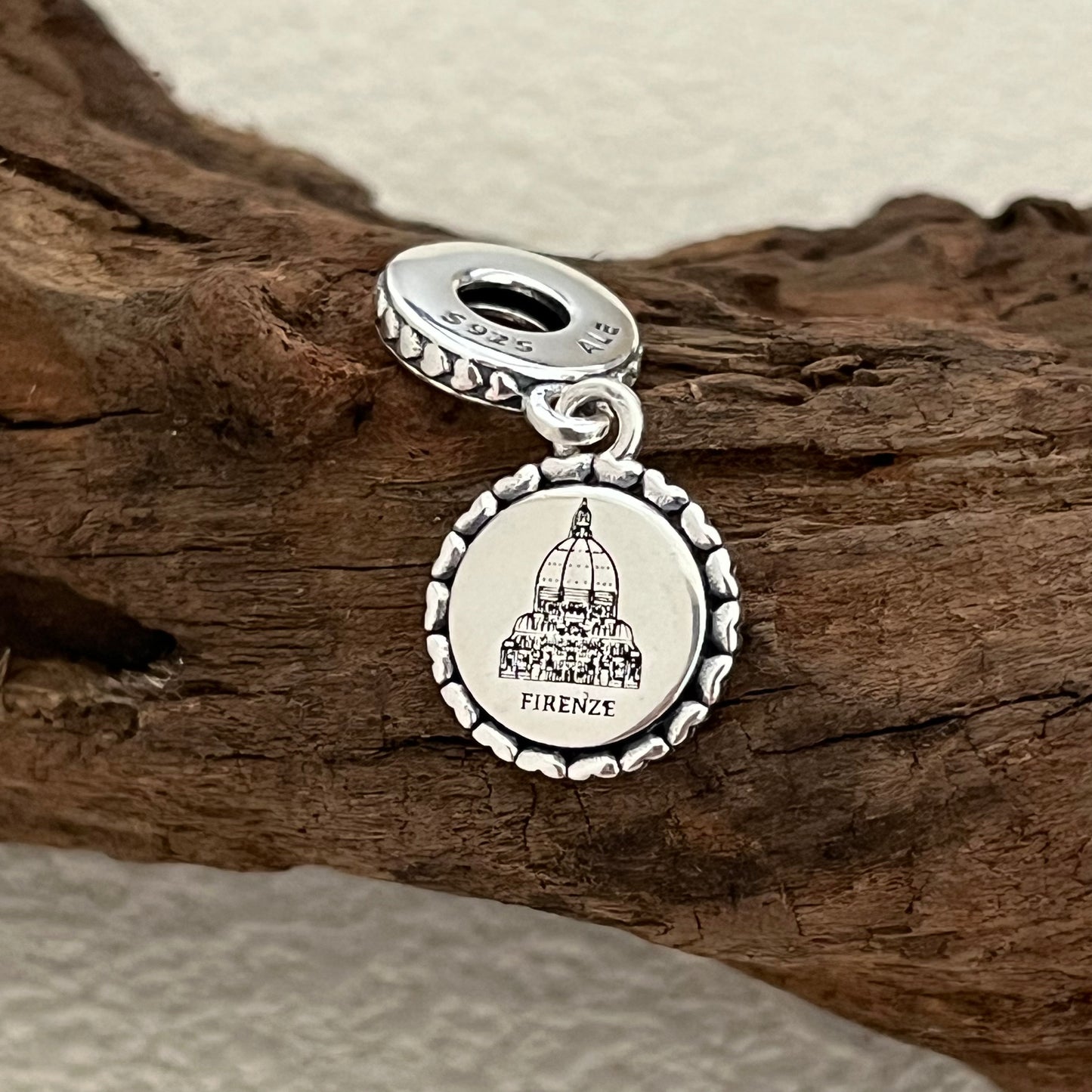 Firenze Florence Italy Exclusive Dangle Charm Pendant for Pandora Bracelet