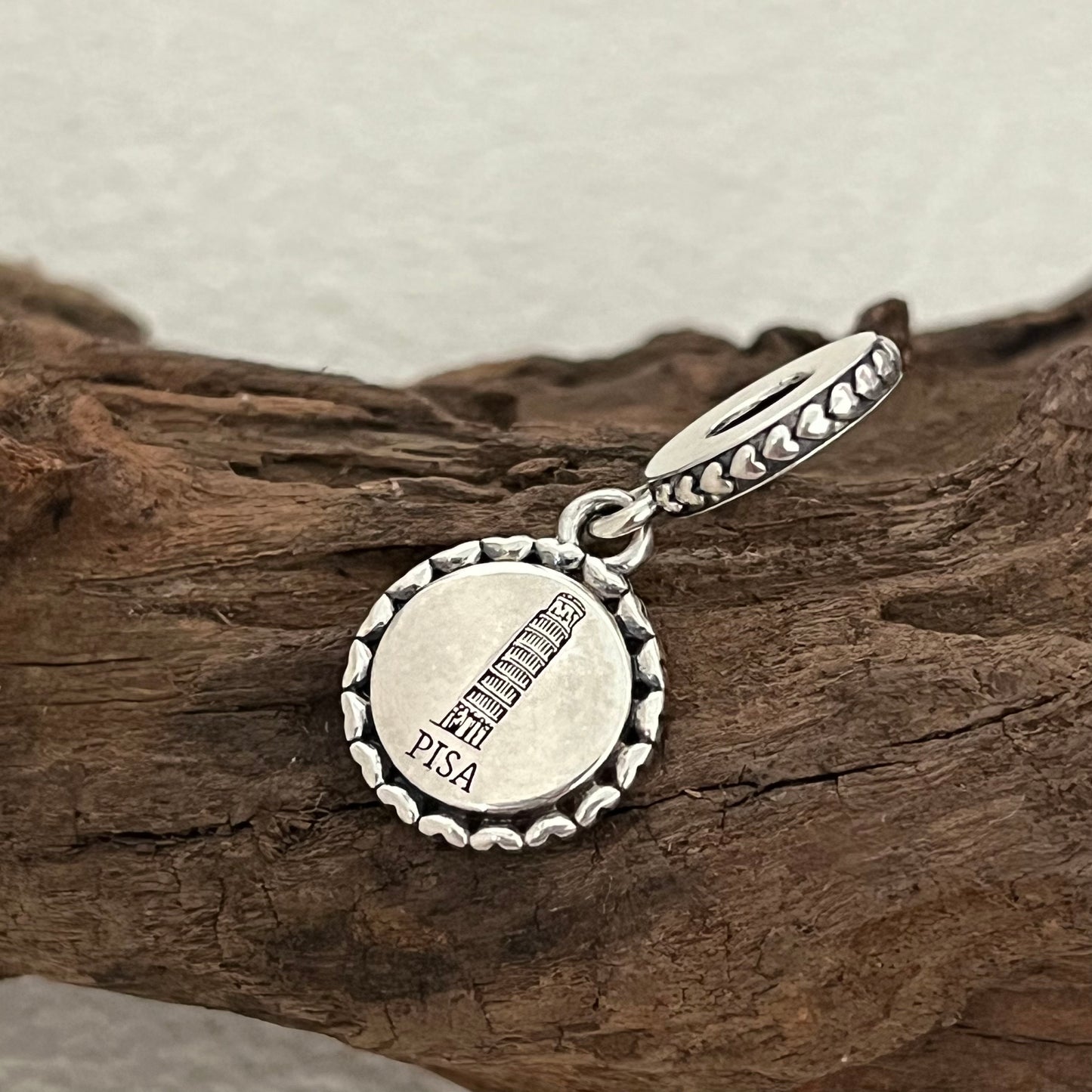 Torre di Pisa Italy Exclusive Dangle Charm Pendant for Pandora Bracelet