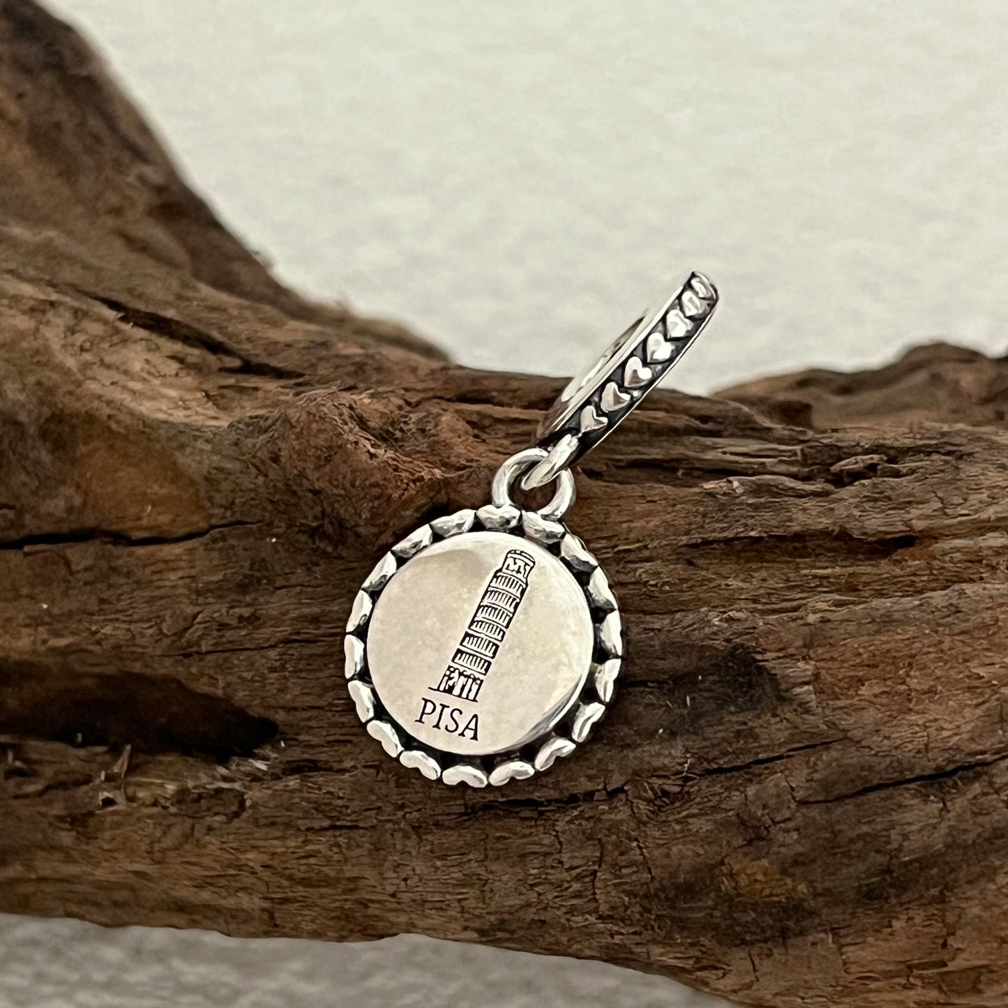 Torre di Pisa Italy Exclusive Dangle Charm Pendant for Pandora Bracelet
