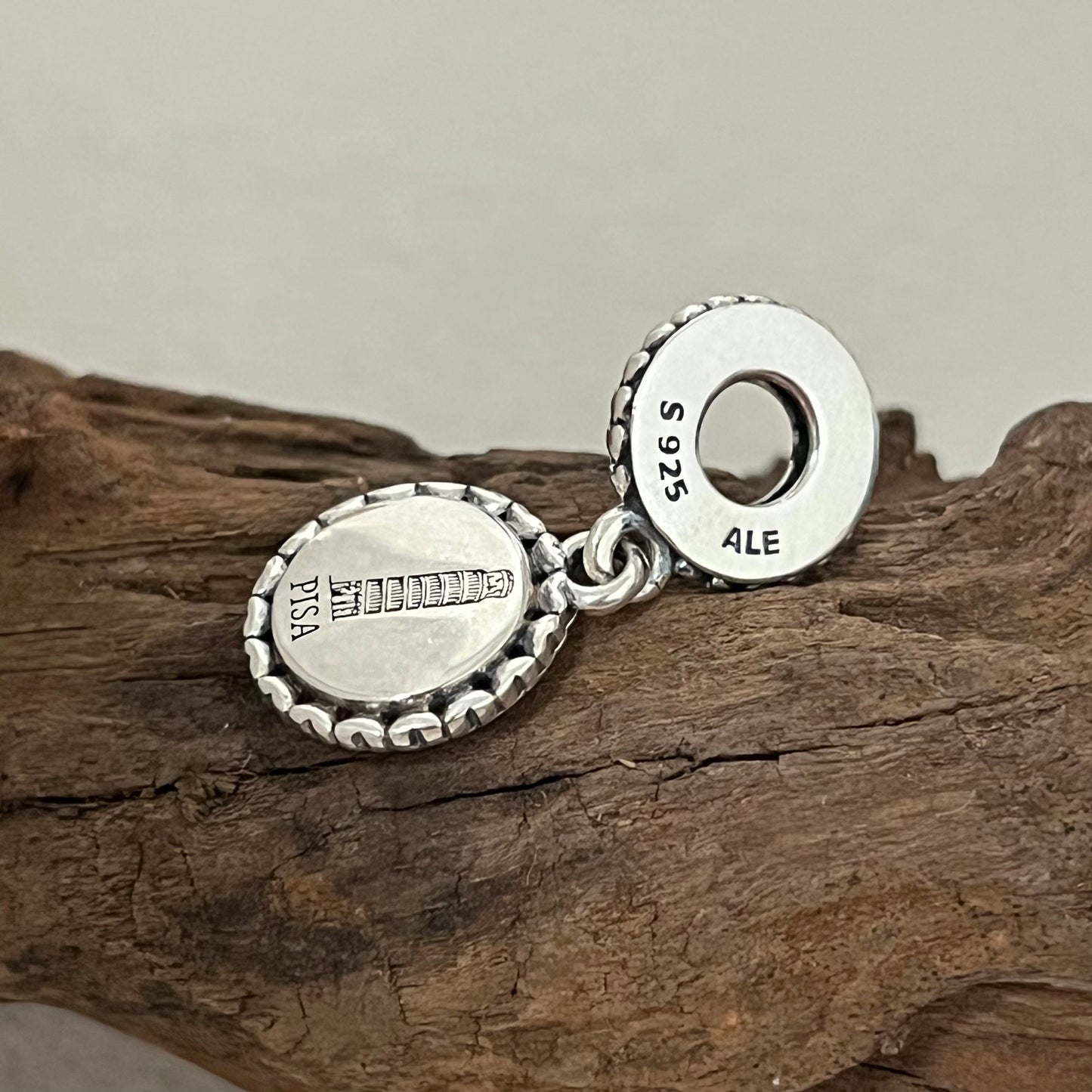 Torre di Pisa Italy Exclusive Dangle Charm Pendant for Pandora Bracelet