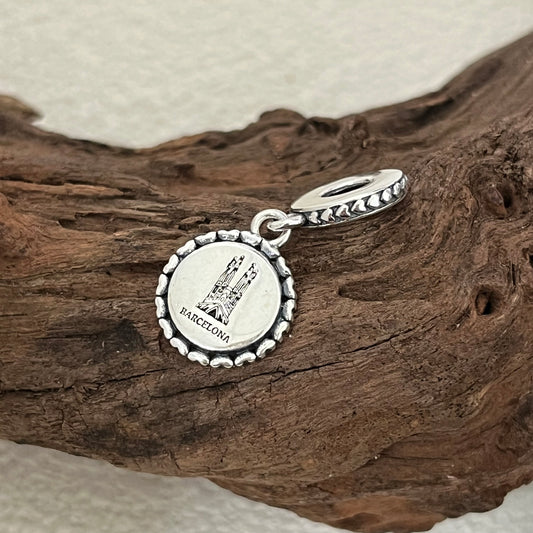 Gaudi La Sagrada Familia Spain Barcelona Exclusive Dangle Charm Pendant for Pandora Bracelet