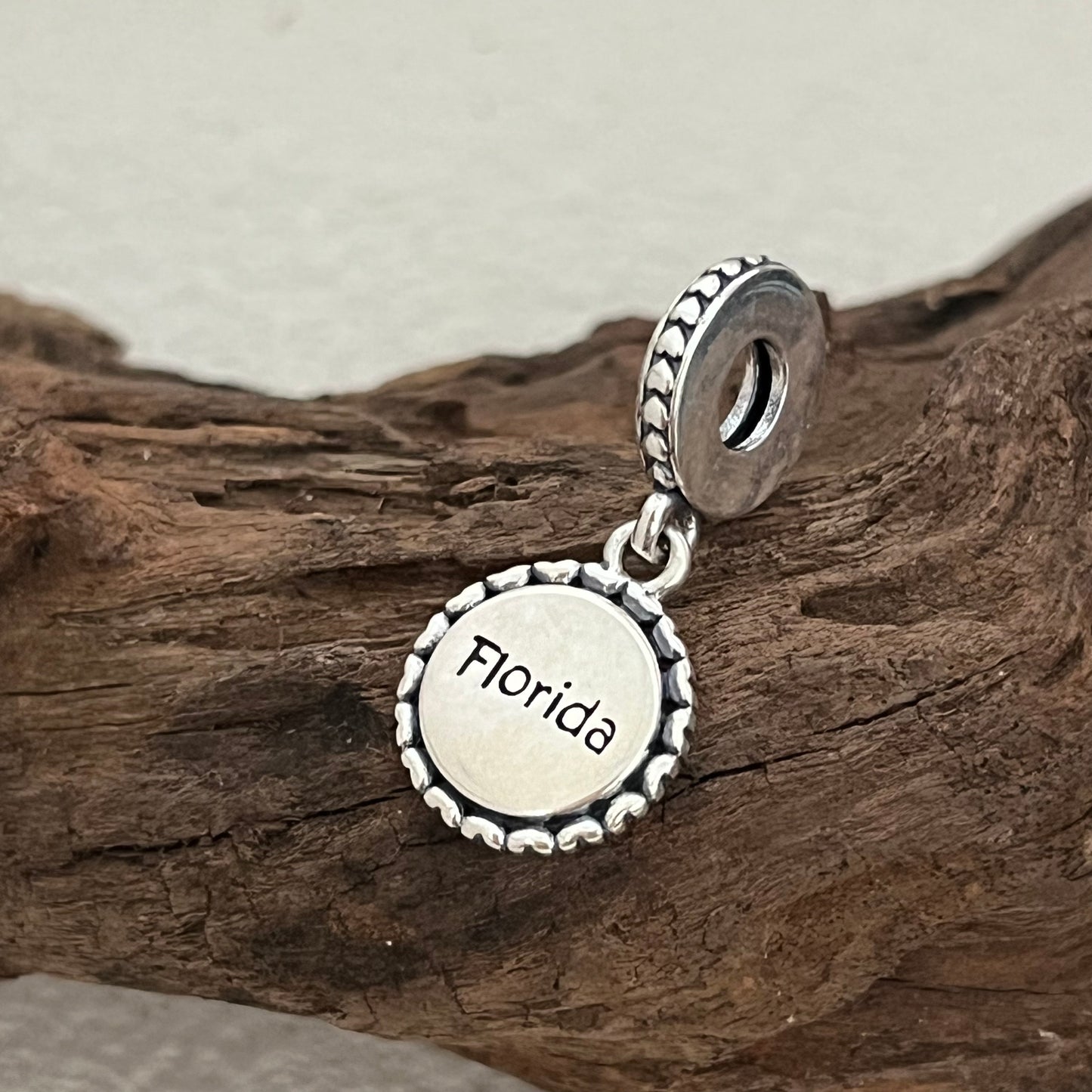 Florida Manta rays Exclusive Dangle Charm Pendant for Pandora Bracelet