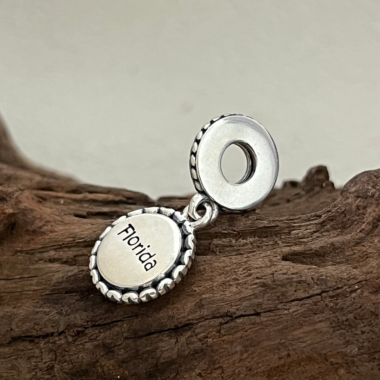 Florida Manta rays Exclusive Dangle Charm Pendant for Pandora Bracelet