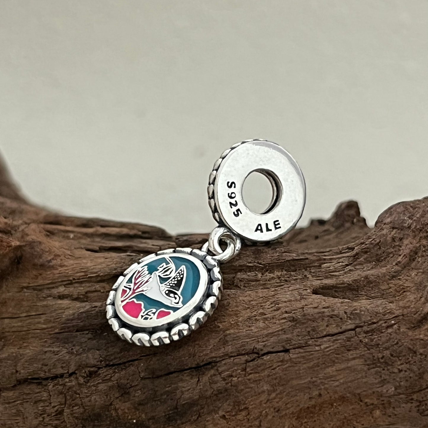 Florida Manta rays Exclusive Dangle Charm Pendant for Pandora Bracelet