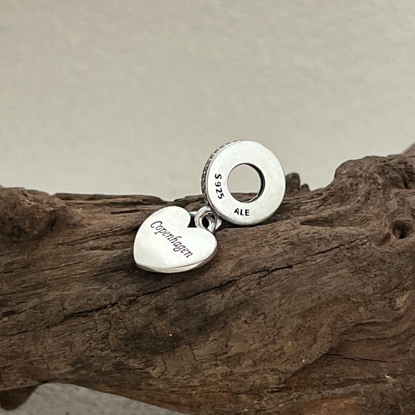 Copenhagen Heart Exclusive Dangle Charm Pendant for Pandora Bracelet
