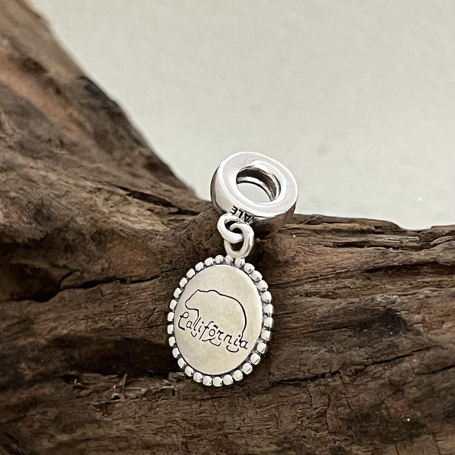 California Bear Exclusive Dangle Charm Pendant for Pandora Bracelet