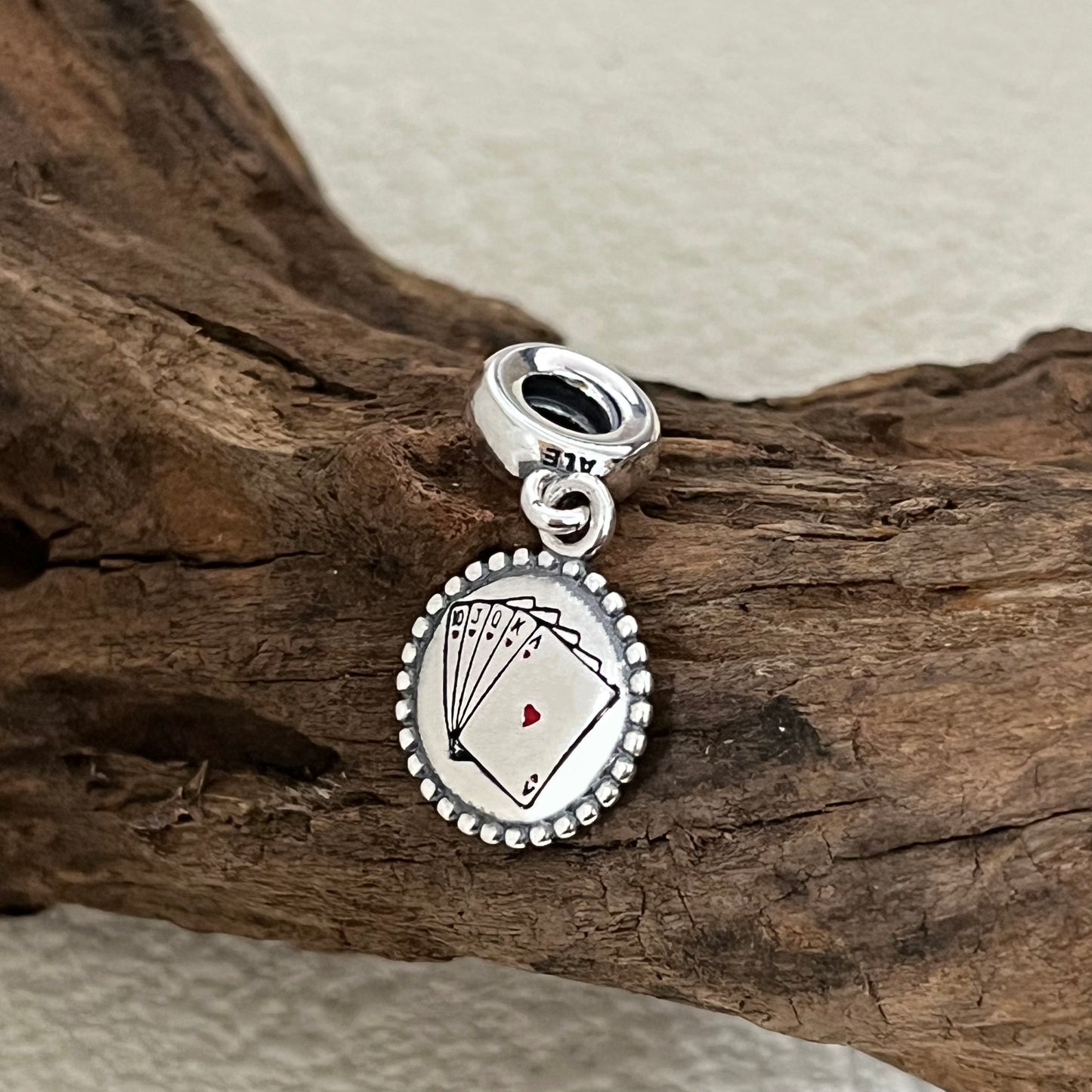 Playing Cards Poker Casino Vegas Exclusive Dangle Charm Pendant for Pandora Bracelet