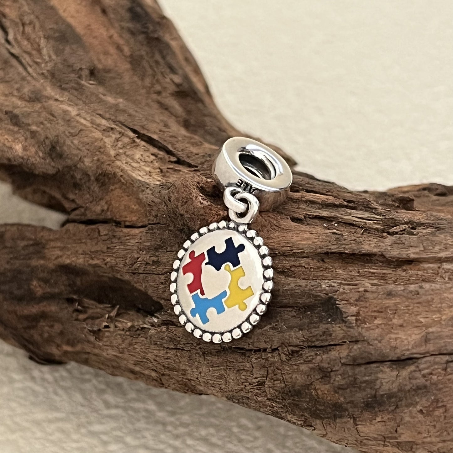 Autism Awareness Puzzle Exclusive Dangle Charm Pendant for Pandora Bracelet