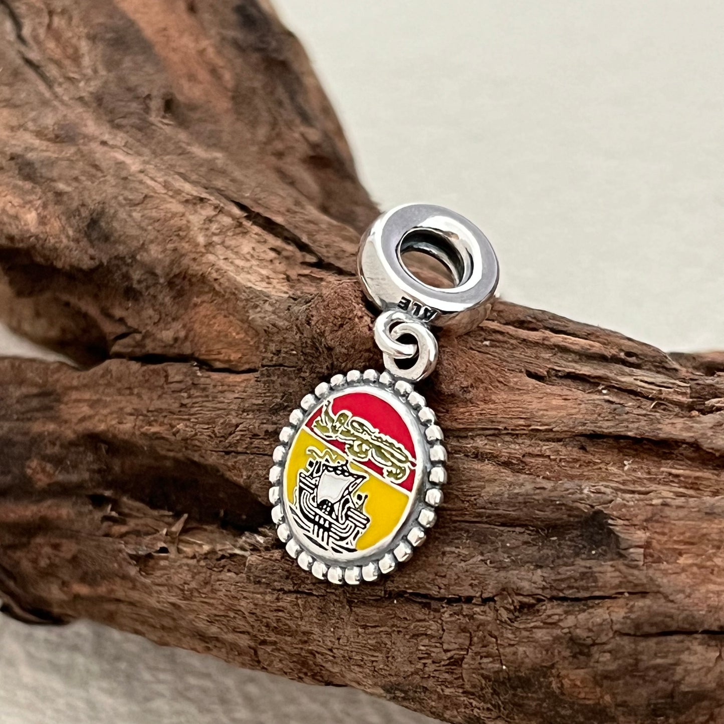 Canada New Brunswick Flag Exclusive Dangle Charm Pendant for Pandora Bracelet