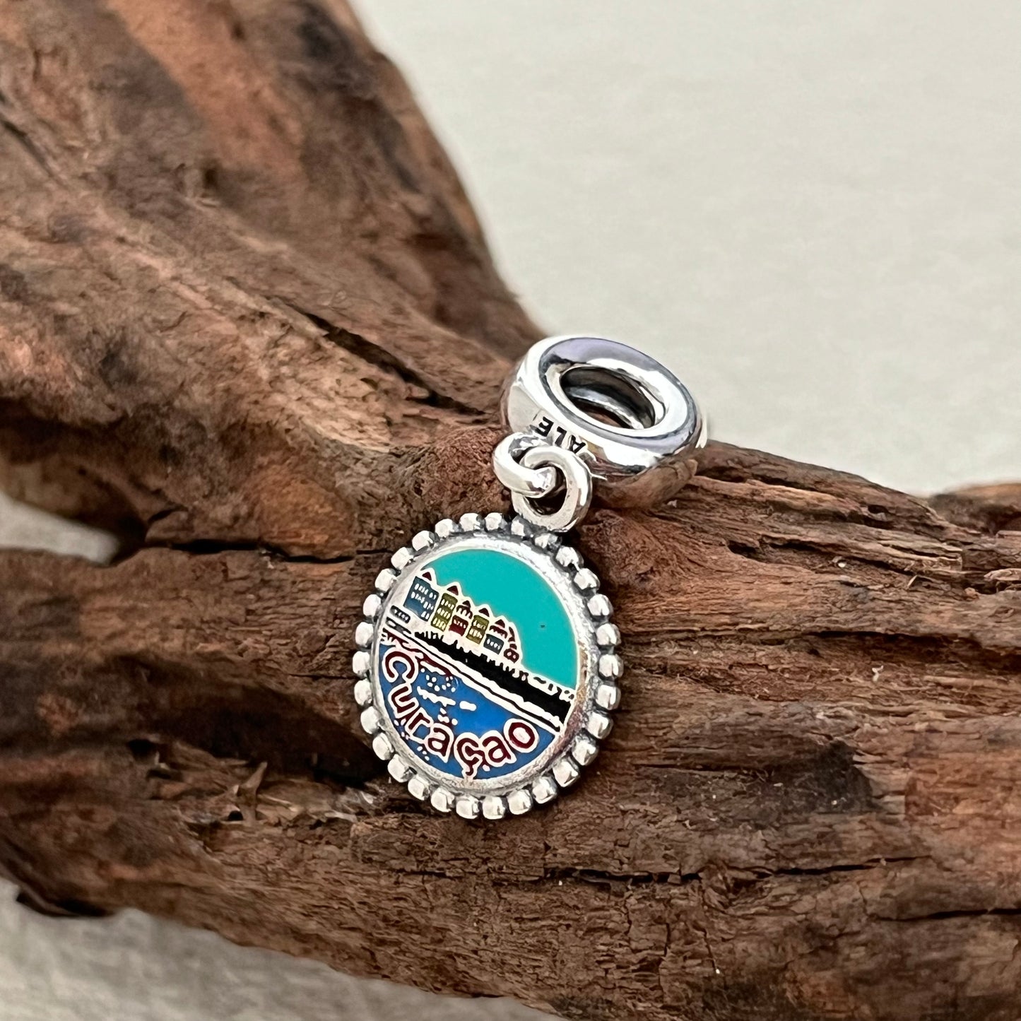 Curacao Caribbean Exclusive Dangle Charm Pendant for Pandora Bracelet