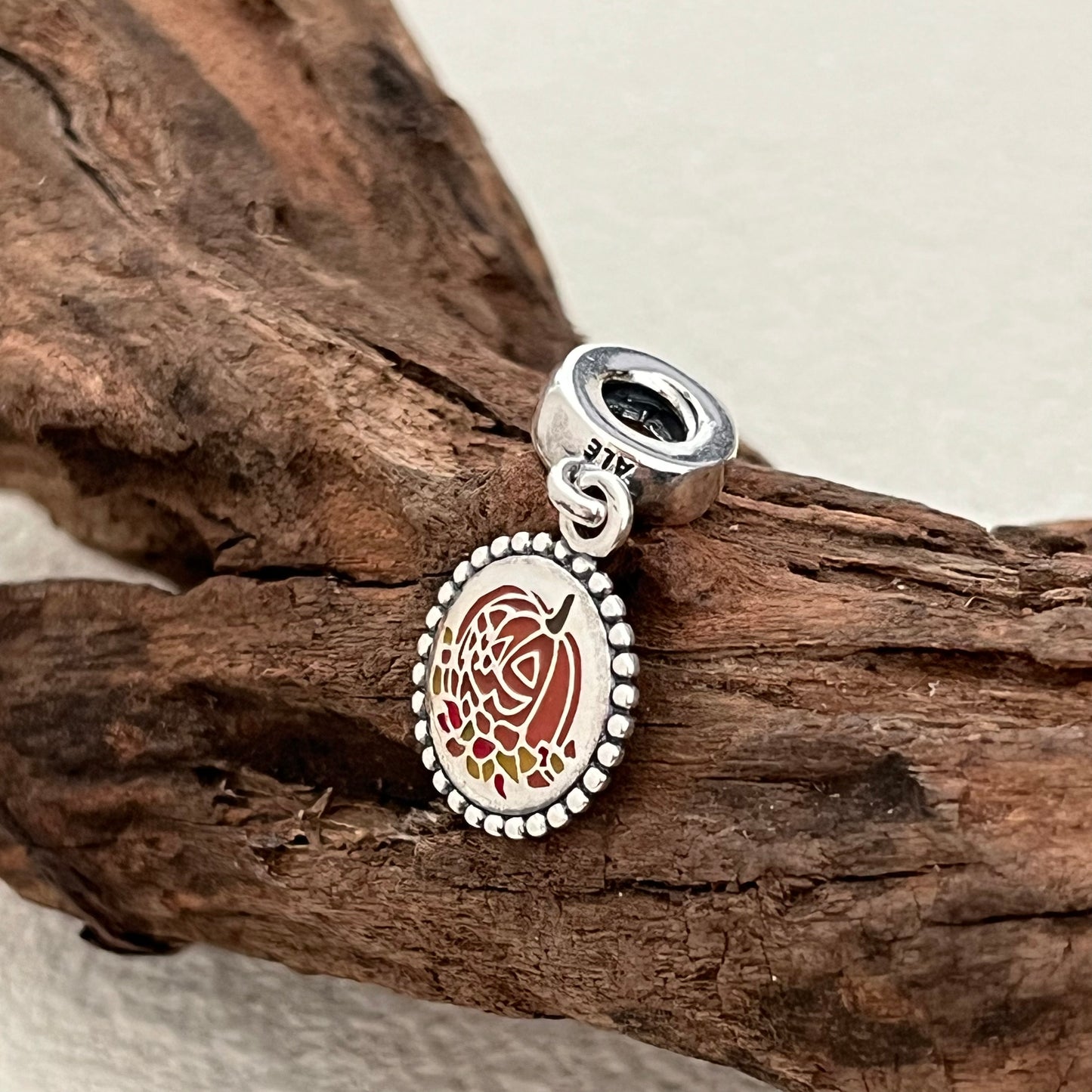 Halloween Pumpkin Exclusive Dangle Charm Pendant for Pandora Bracelet