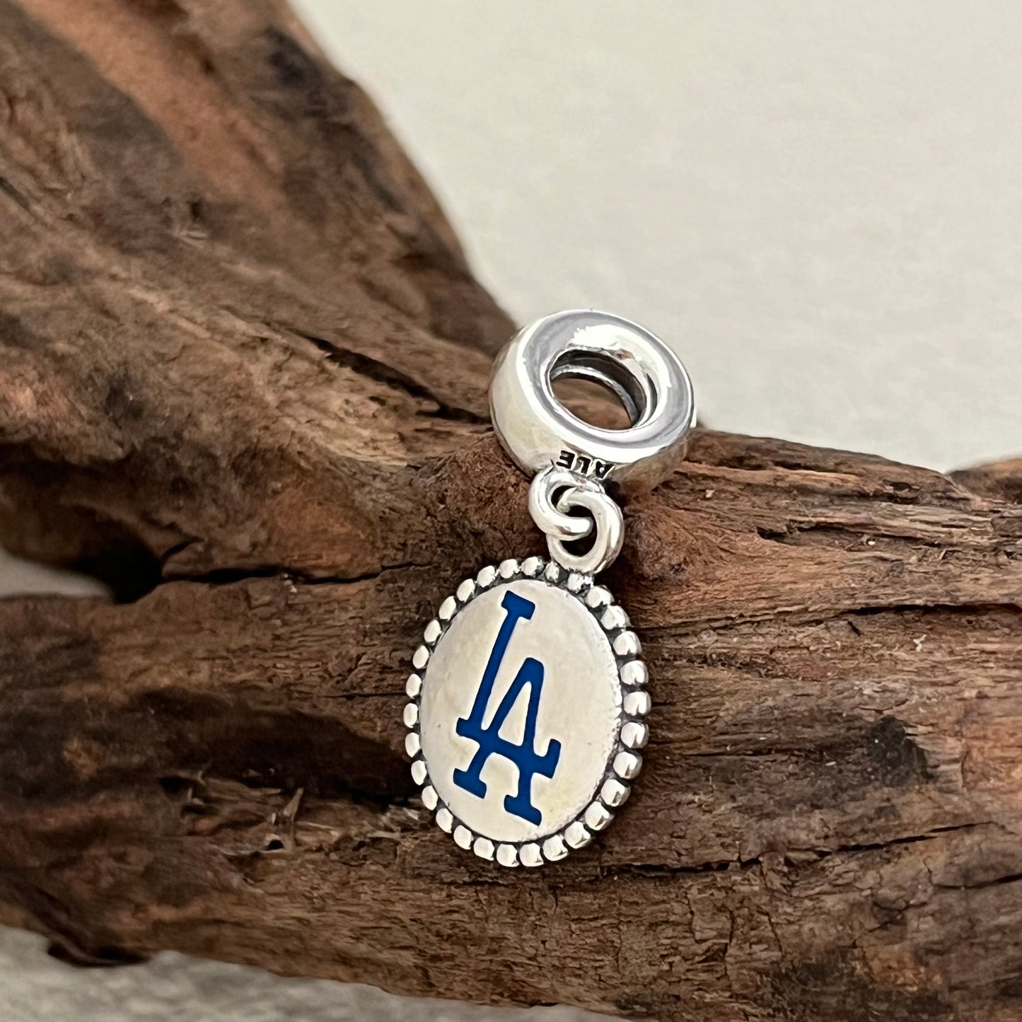Los Angeles Dodgers Exclusive Dangle Charm Pendant for Pandora Bracelet
