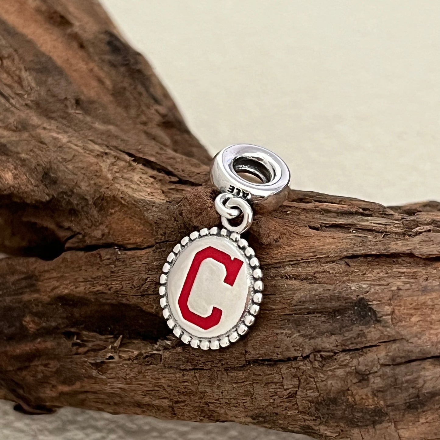 Cleveland Guardians Baseball Exclusive Dangle Charm Pendant for Pandora Bracelet