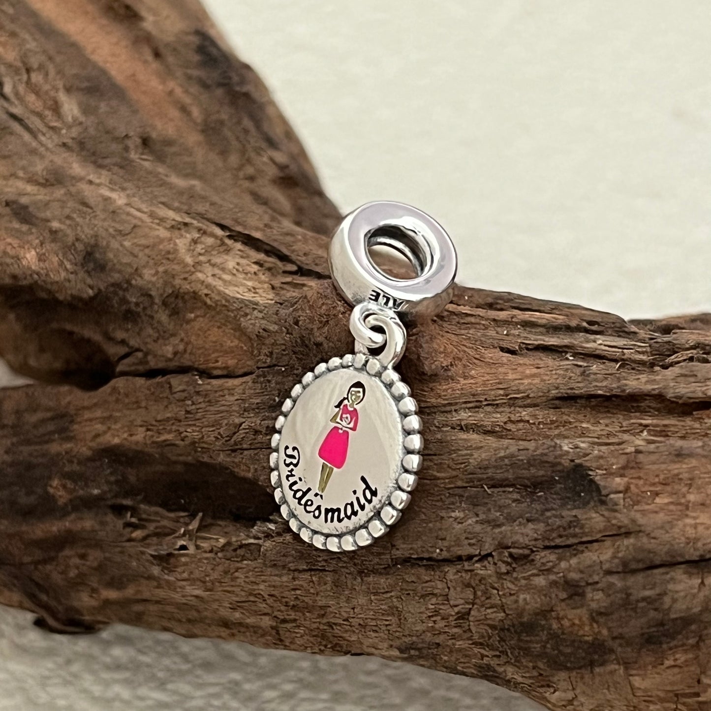 Bridésmaid Exclusive Dangle Charm Pendant for Pandora Bracelet
