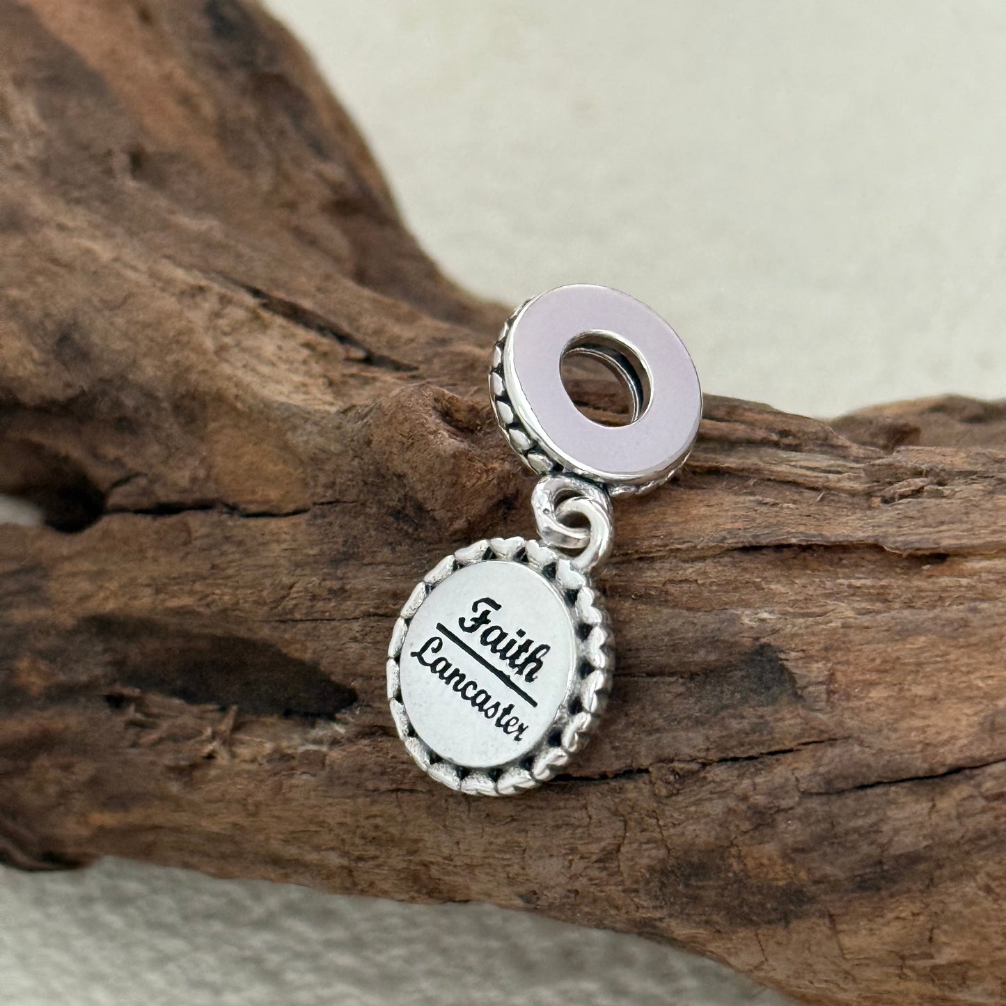 Faith Lancastex Flag Exclusive Dangle Charm Pendant for Pandora Bracelet