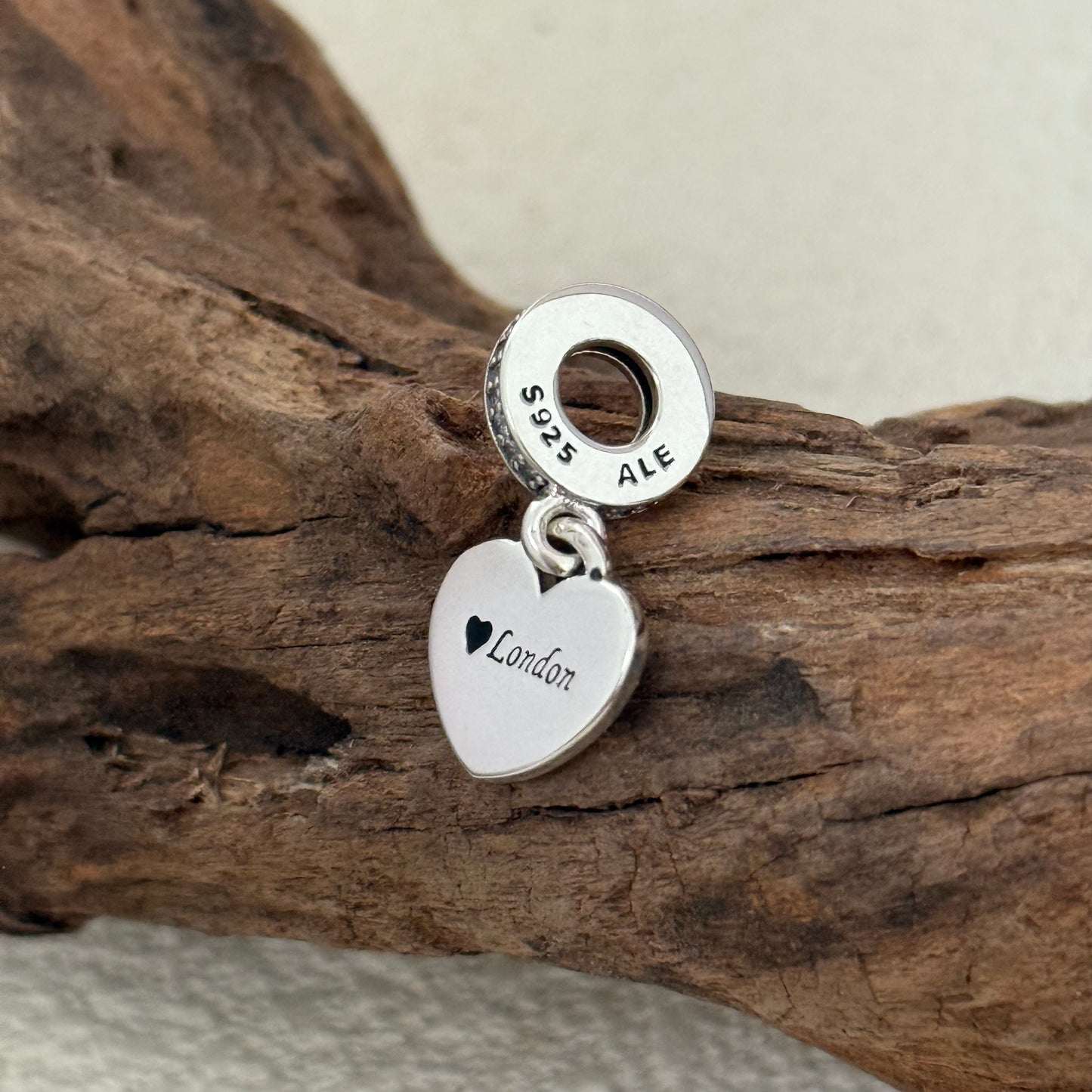 Love London Heart Exclusive Dangle Charm Pendant for Pandora Bracelet