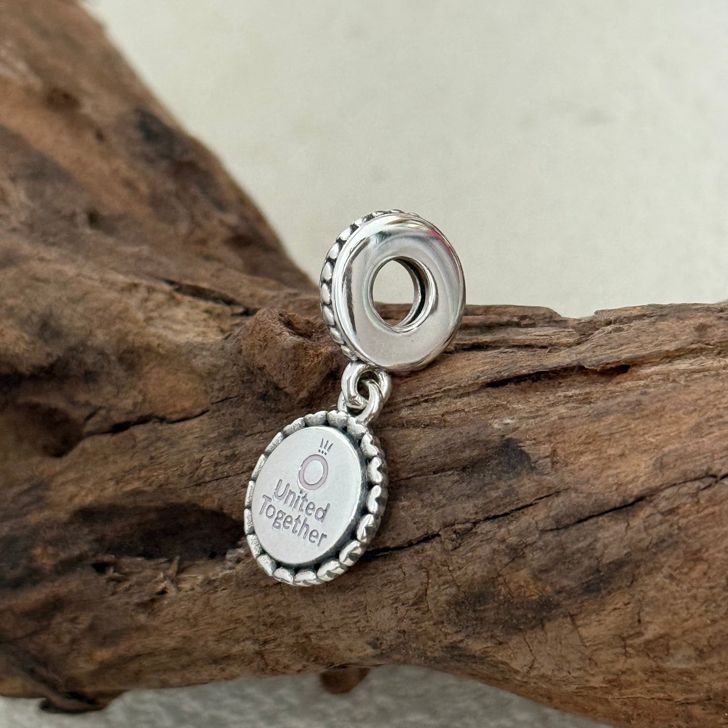 United Together Stronger Than Ever Exclusive Dangle Charm Pendant for Pandora Bracelet