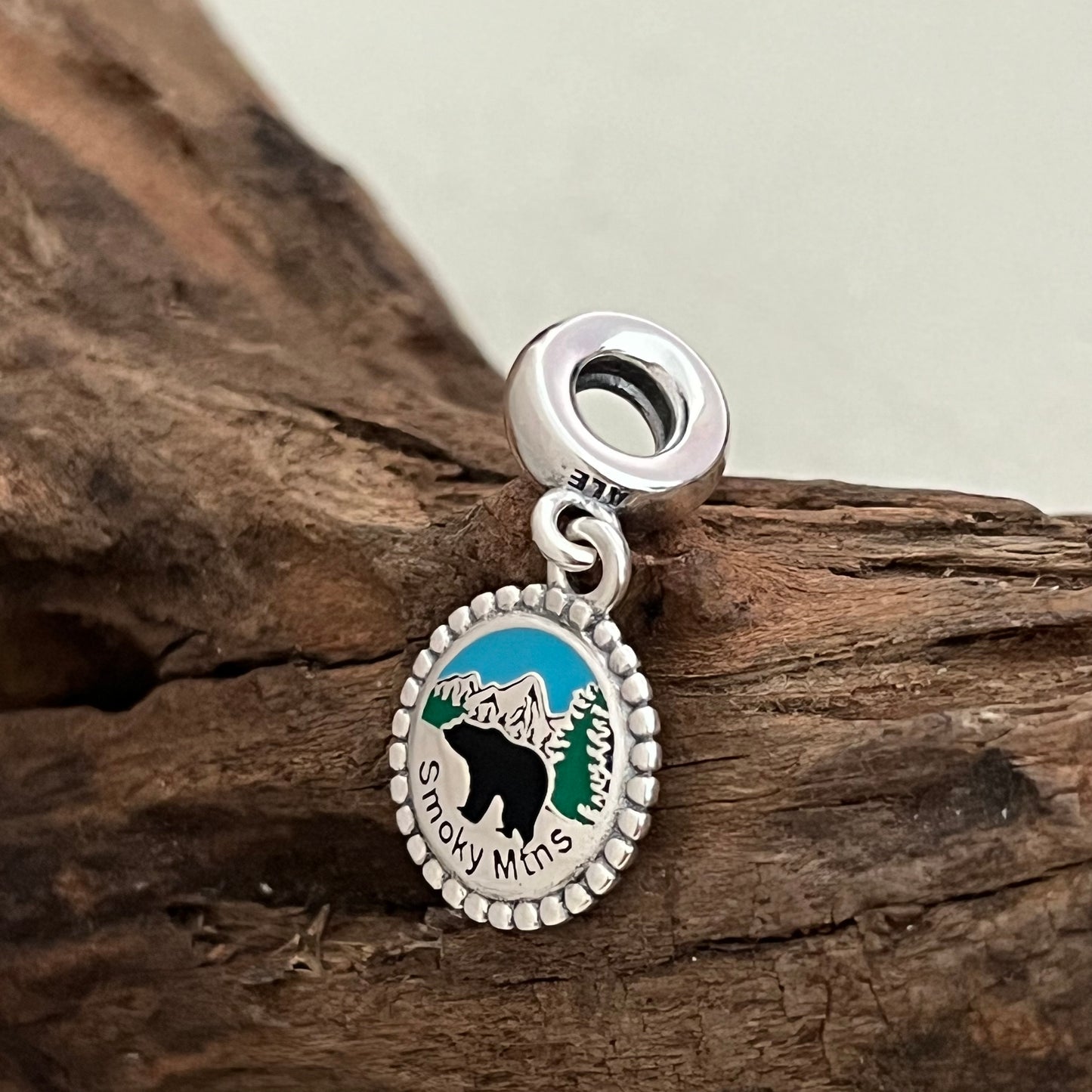 Smoky Mountains Exclusive Dangle Charm Pendant for Pandora Bracelet