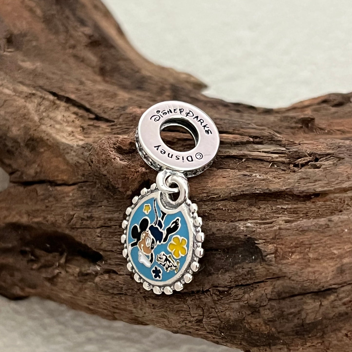 Mickey Blue Exclusive Dangle Charm Pendant for Pandora Bracelet