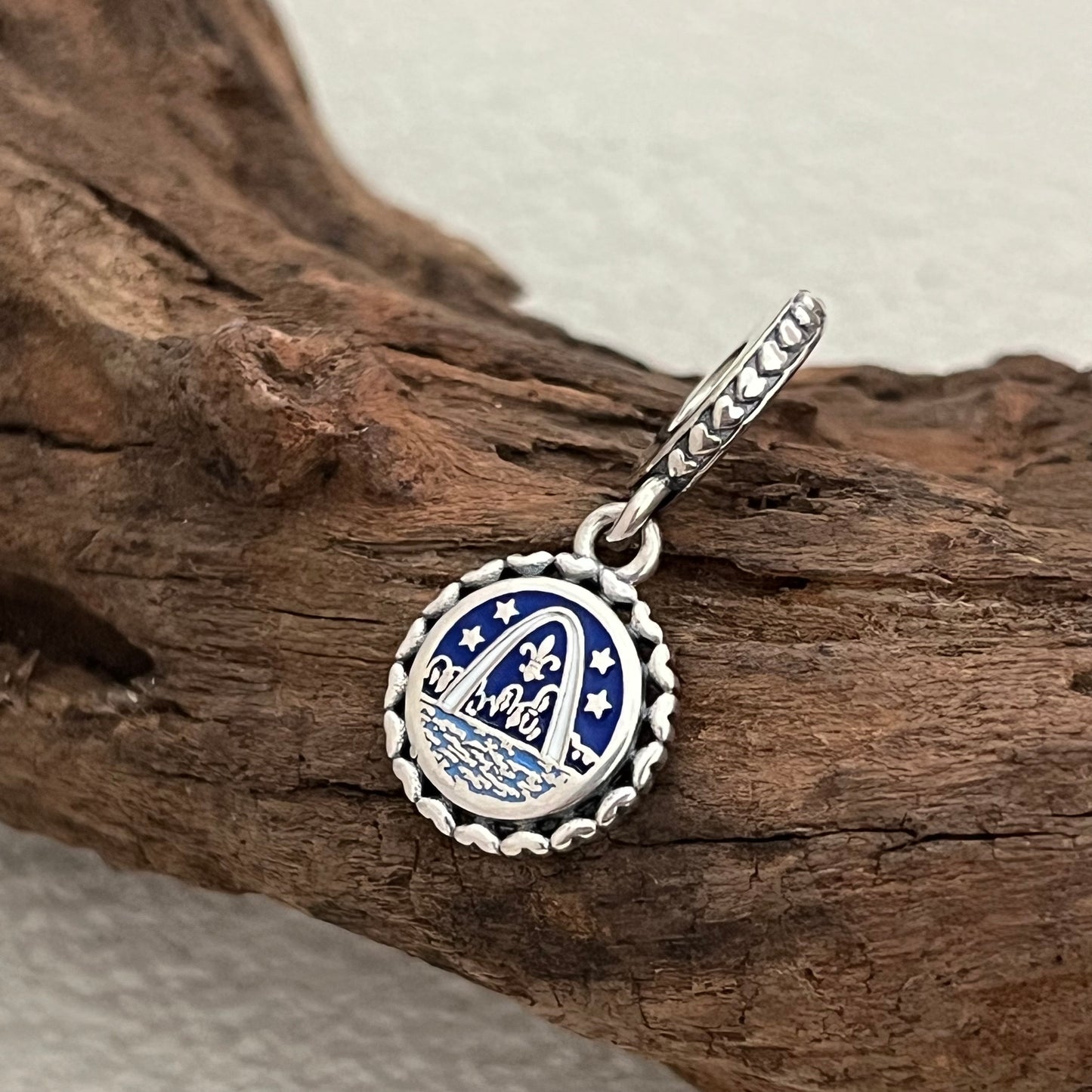 Saint Louis Gateway Arch Exclusive Dangle Charm Pendant for Pandora Bracelet S925 Silver