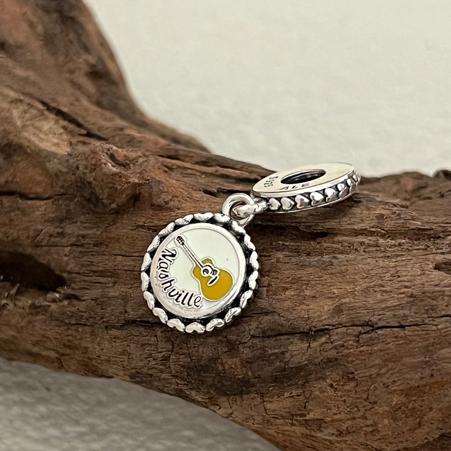 Music City Nashville Exclusive Dangle Charm Pendant for Pandora Bracelet S925 Silver