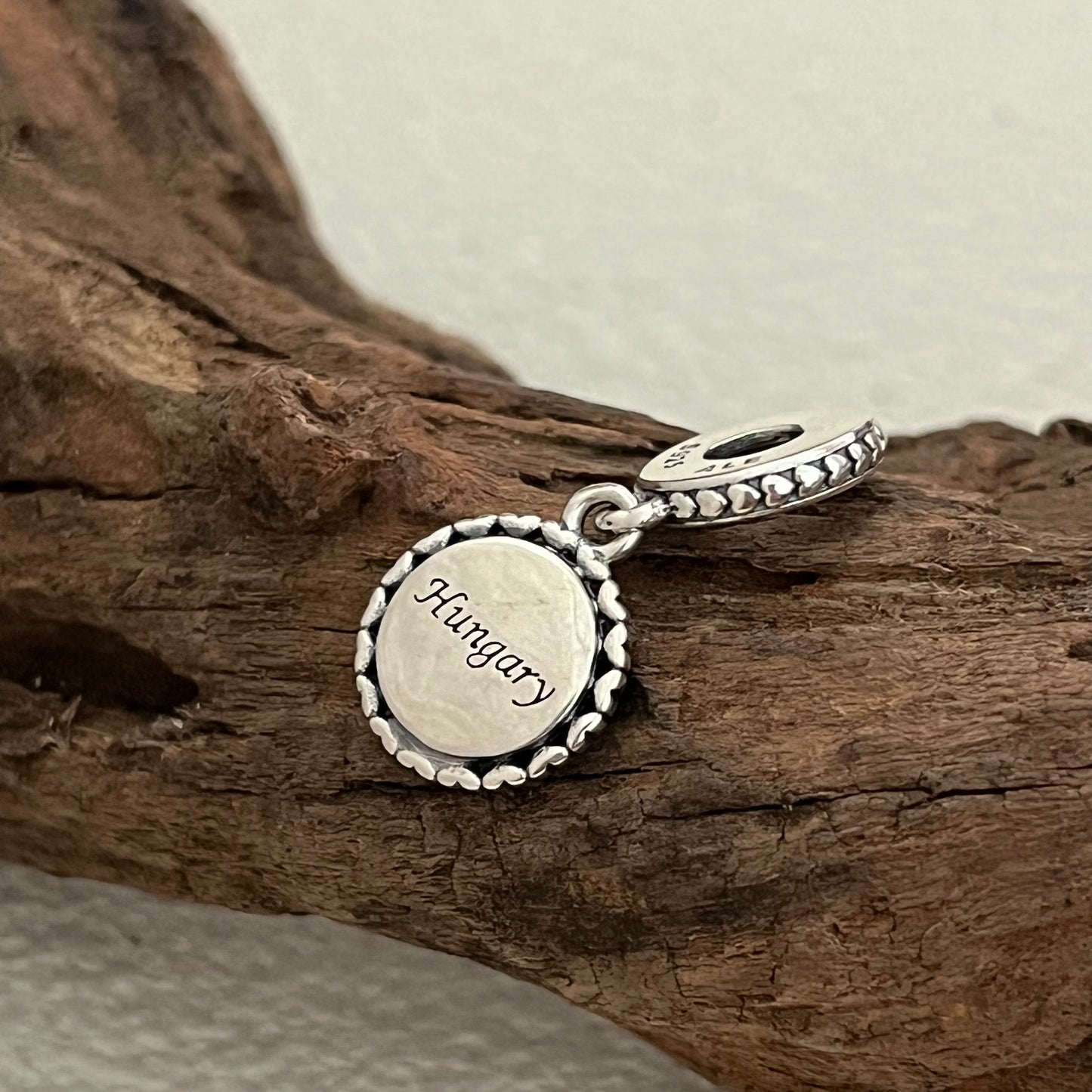 Hungry Exclusive Dangle Charm Pendant for Pandora Bracelet S925 Silver