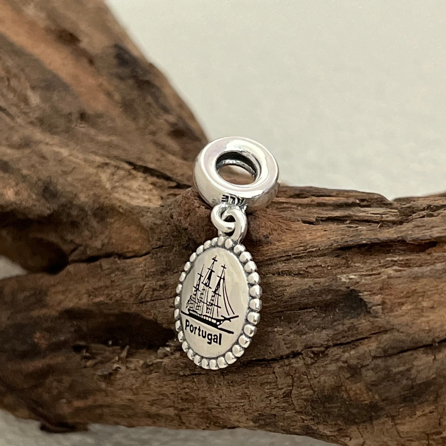 Portugal Galley Exclusive Dangle Charm Pendant for Pandora Bracelet S925 Silver