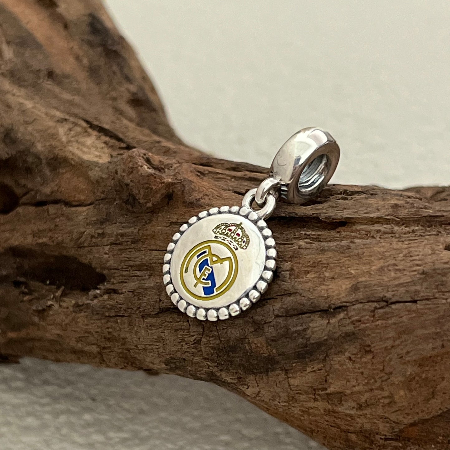 Real Madrid CF Exclusive Dangle Charm Pendant for Pandora Bracelet S925 Silver