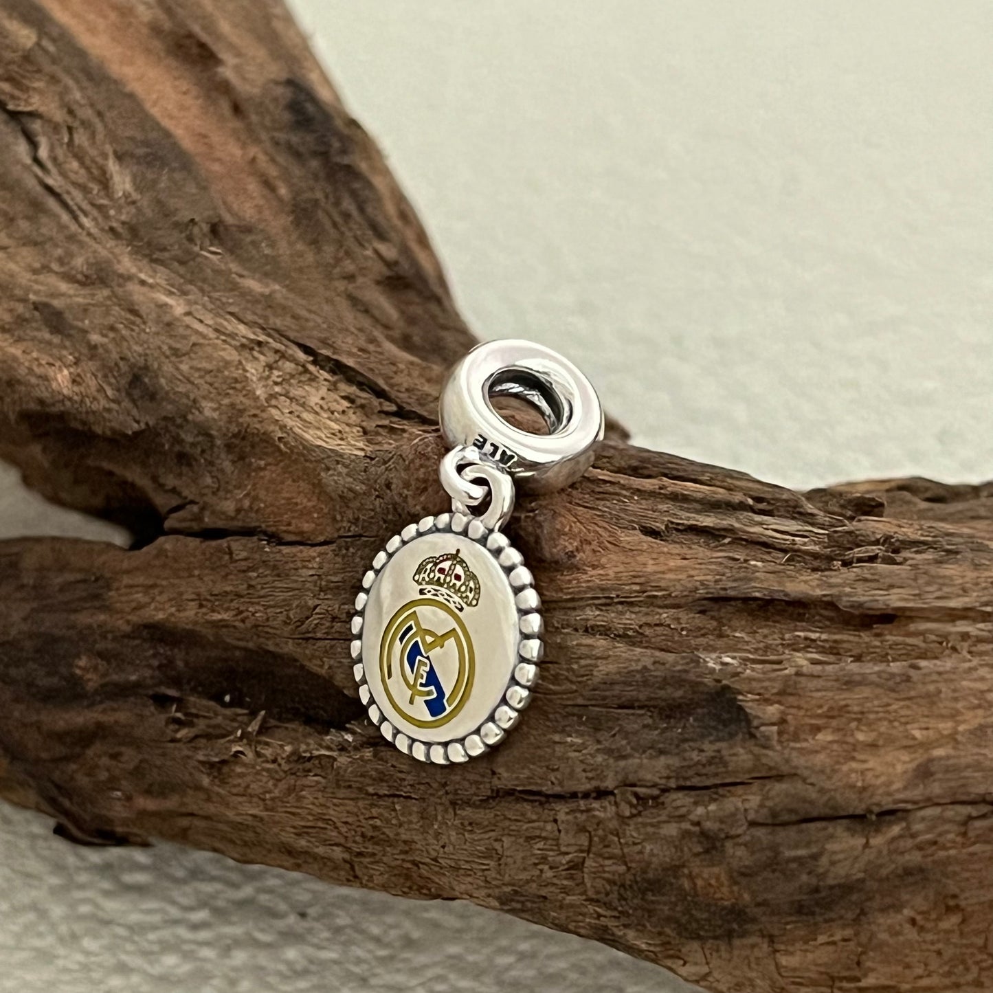 Real Madrid CF Exclusive Dangle Charm Pendant for Pandora Bracelet S925 Silver