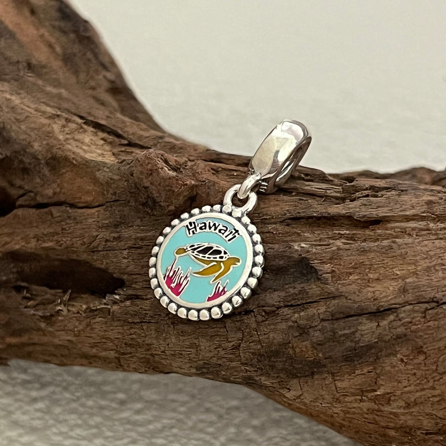Hawaii Sea turtle Exclusive Dangle Charm Pendant for Pandora Bracelet S925 Silver